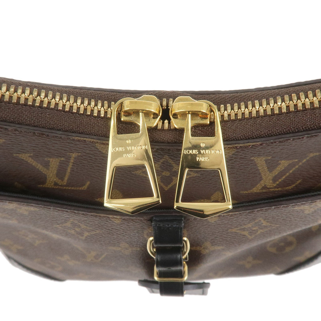 Louis Vuitton Monogram Macassar Odeon NMPM Bag Noir M45353