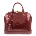 Louis Vuitton Monogram Vernis Alma PM Bag Rouge Fauviste M91691
