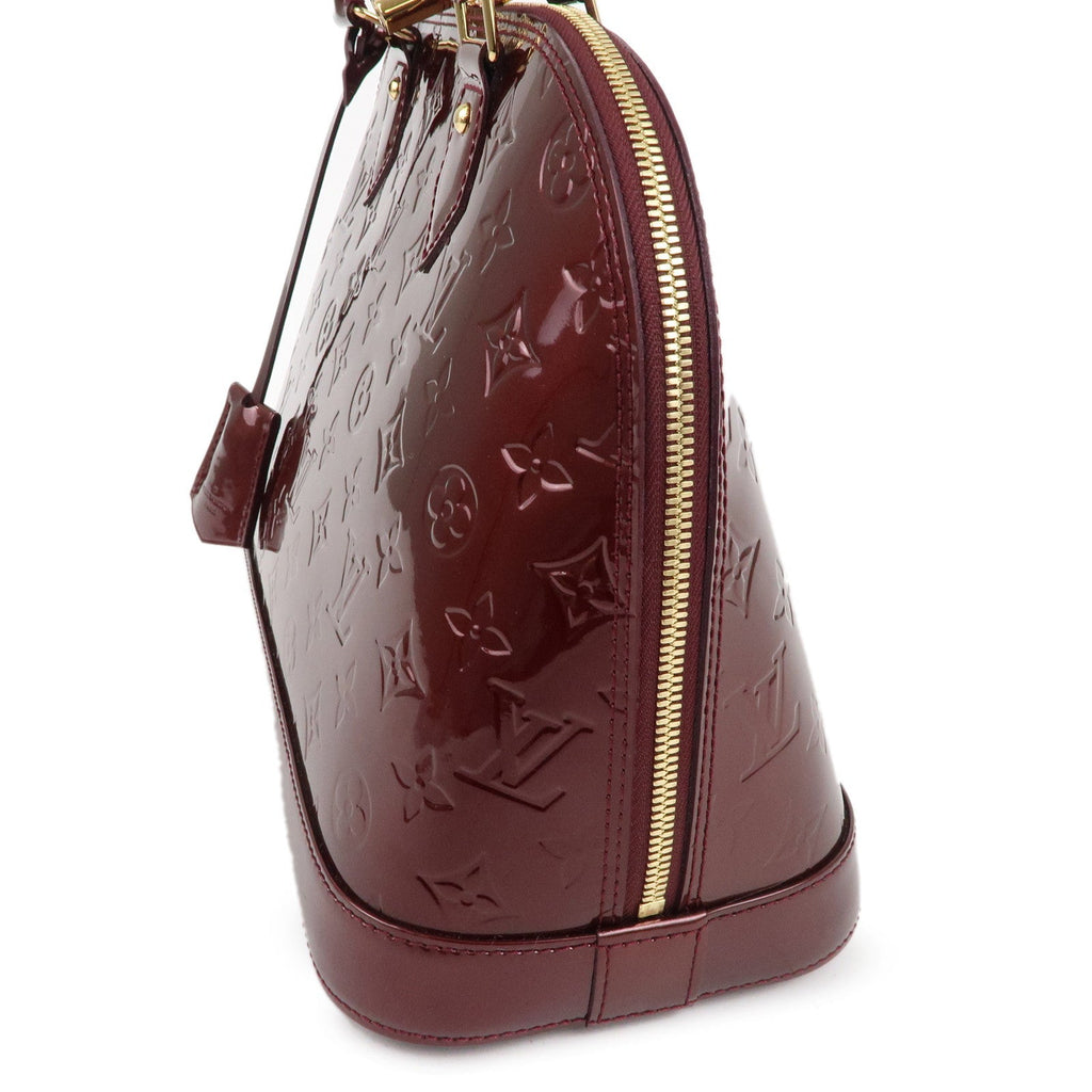 Louis Vuitton Monogram Vernis Alma PM Bag Rouge Fauviste M91691