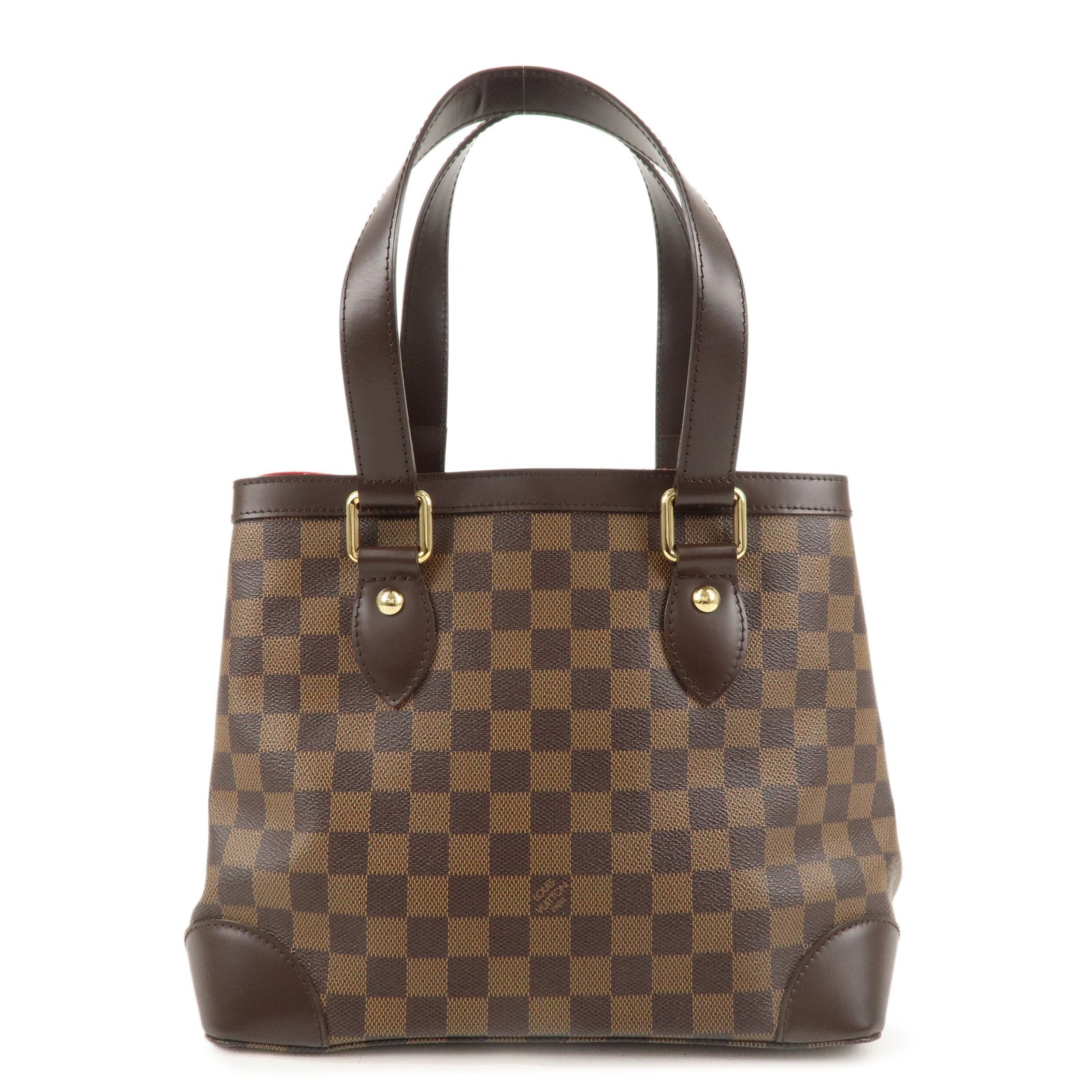 Louis Vuitton Damier Ebene Hampstead PM Hand Bag Tote Bag N51205