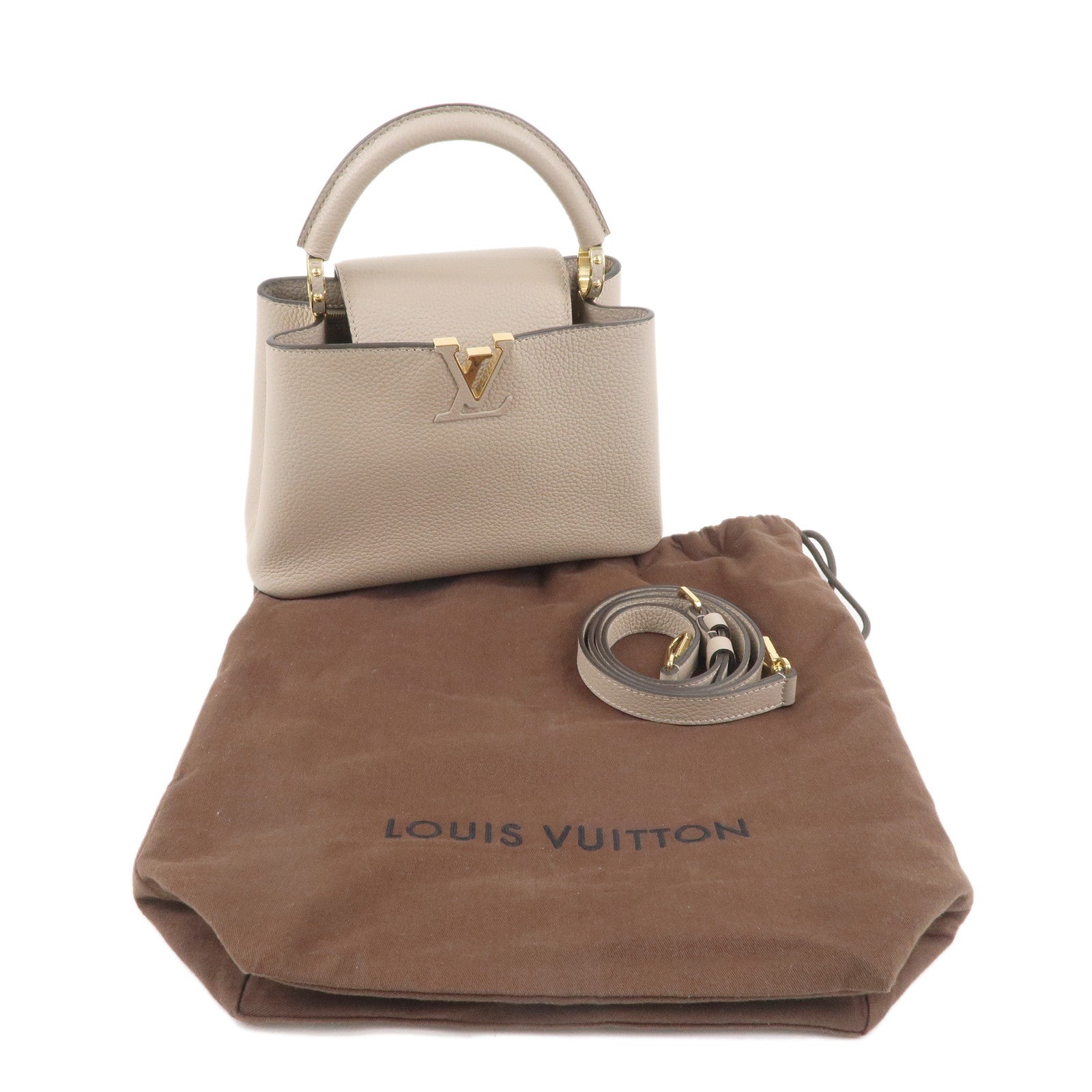 Louis Vuitton Capucines BB 2Way Shoulder Bag Galet M94634
