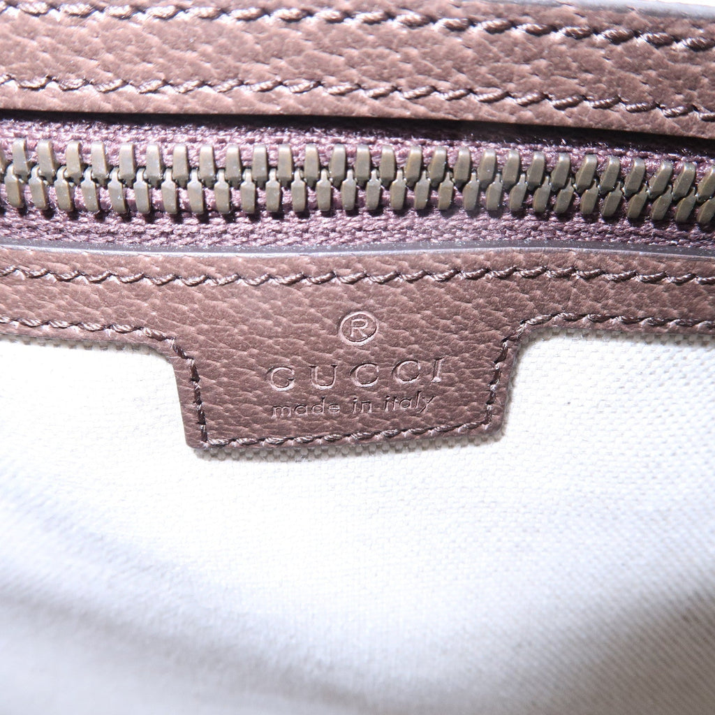 GUCCI Ophidia Sherry GG Supreme Leather 2Way Bag Beige 724642