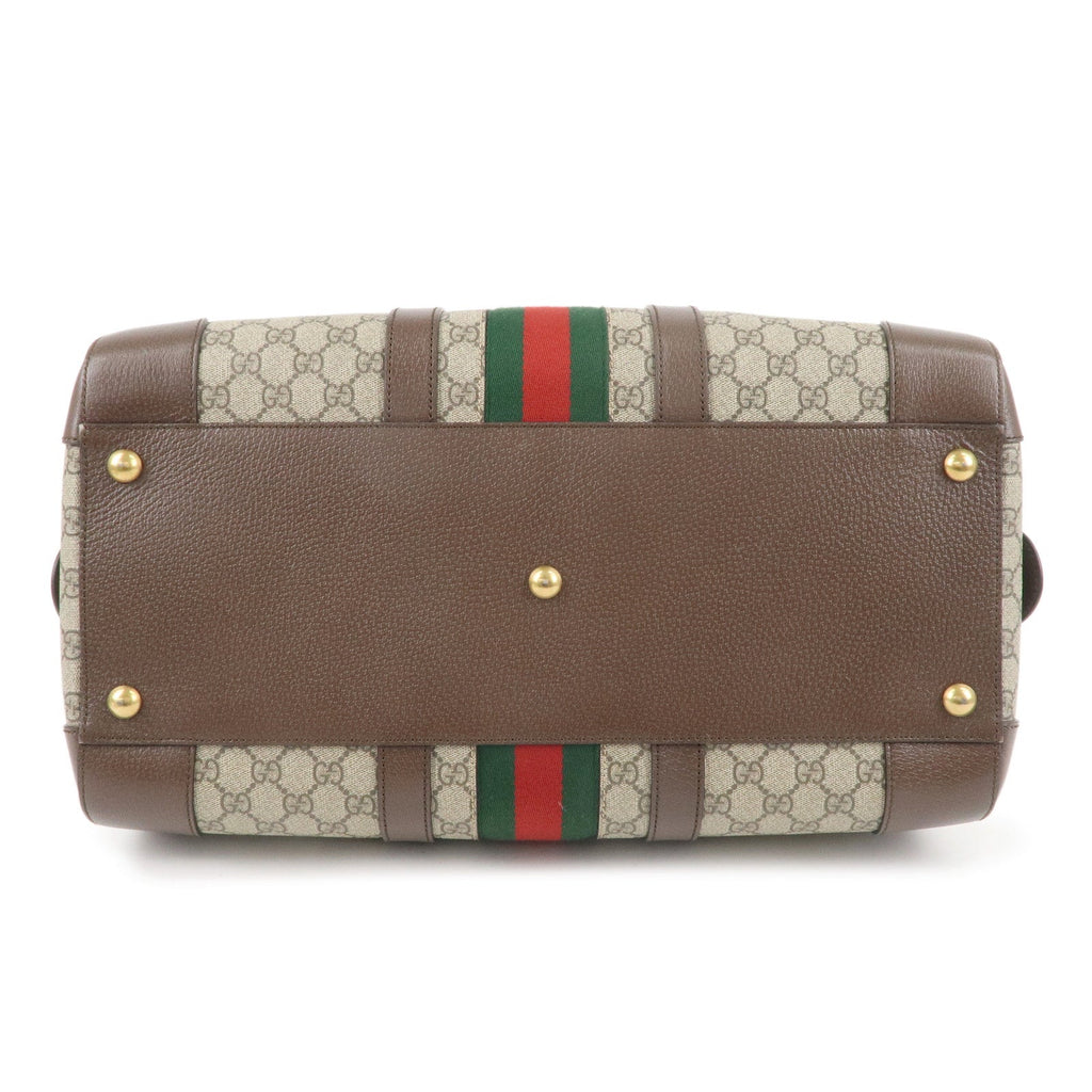 GUCCI Ophidia Sherry GG Supreme Leather 2Way Bag Beige 724642