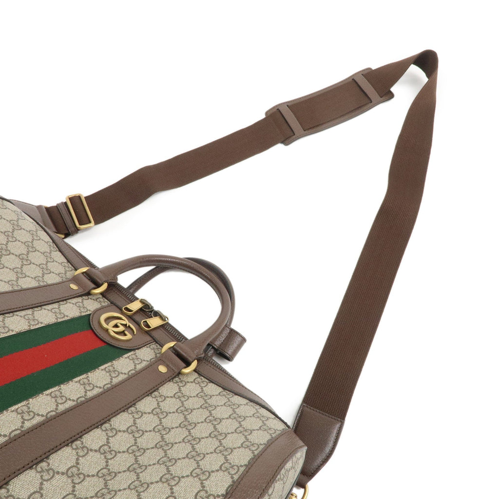 GUCCI Ophidia Sherry GG Supreme Leather 2Way Bag Beige 724642