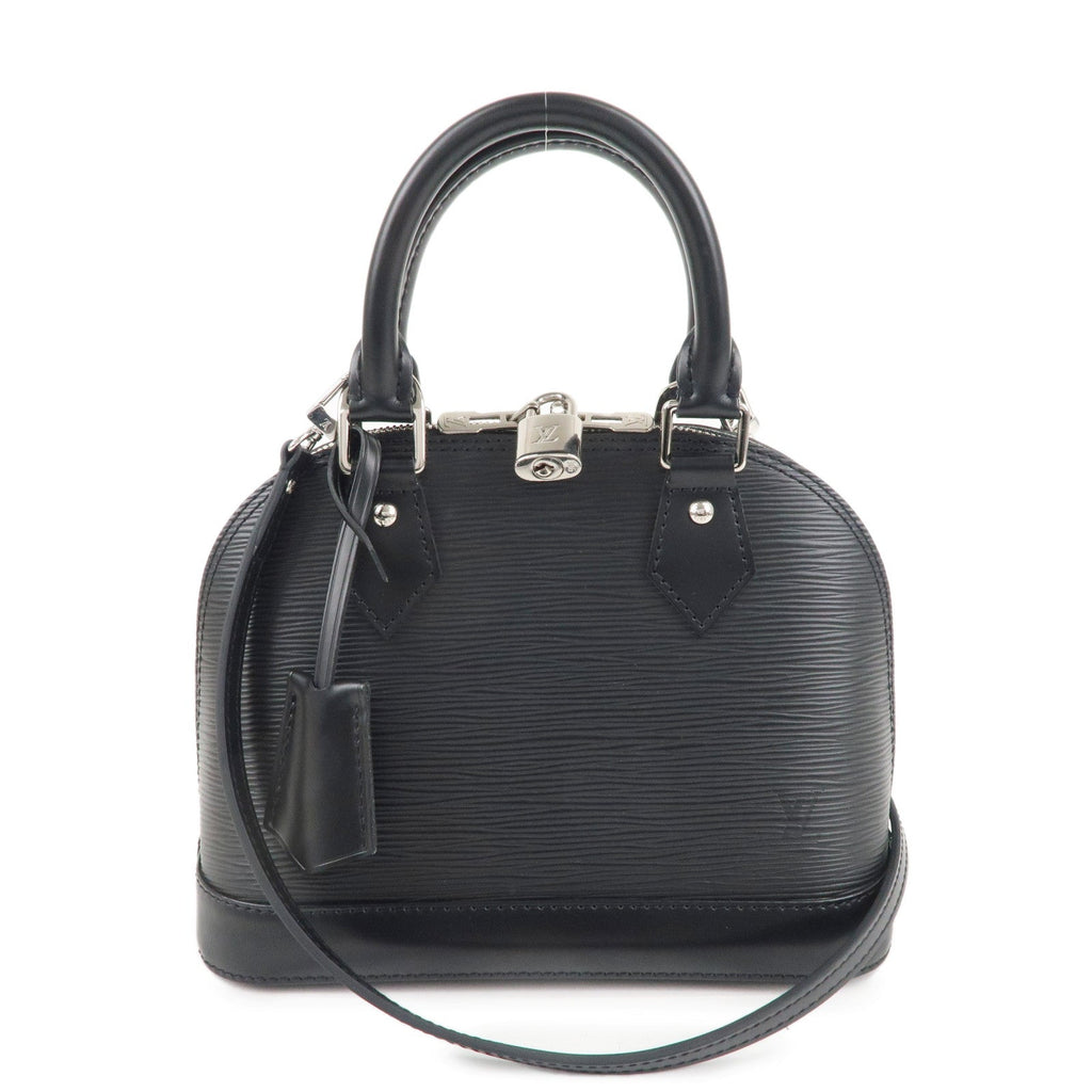 Louis Vuitton Epi Alma BB 2WAY Shoulder Bag Noir Black M40862