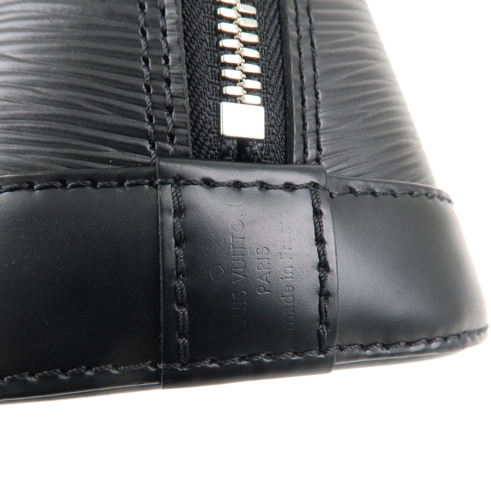 Louis Vuitton Epi Alma BB 2WAY Shoulder Bag Noir Black M40862