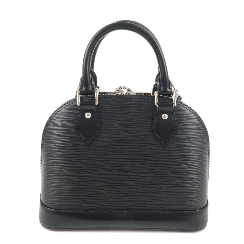 Louis Vuitton Epi Alma BB 2WAY Shoulder Bag Noir Black M40862