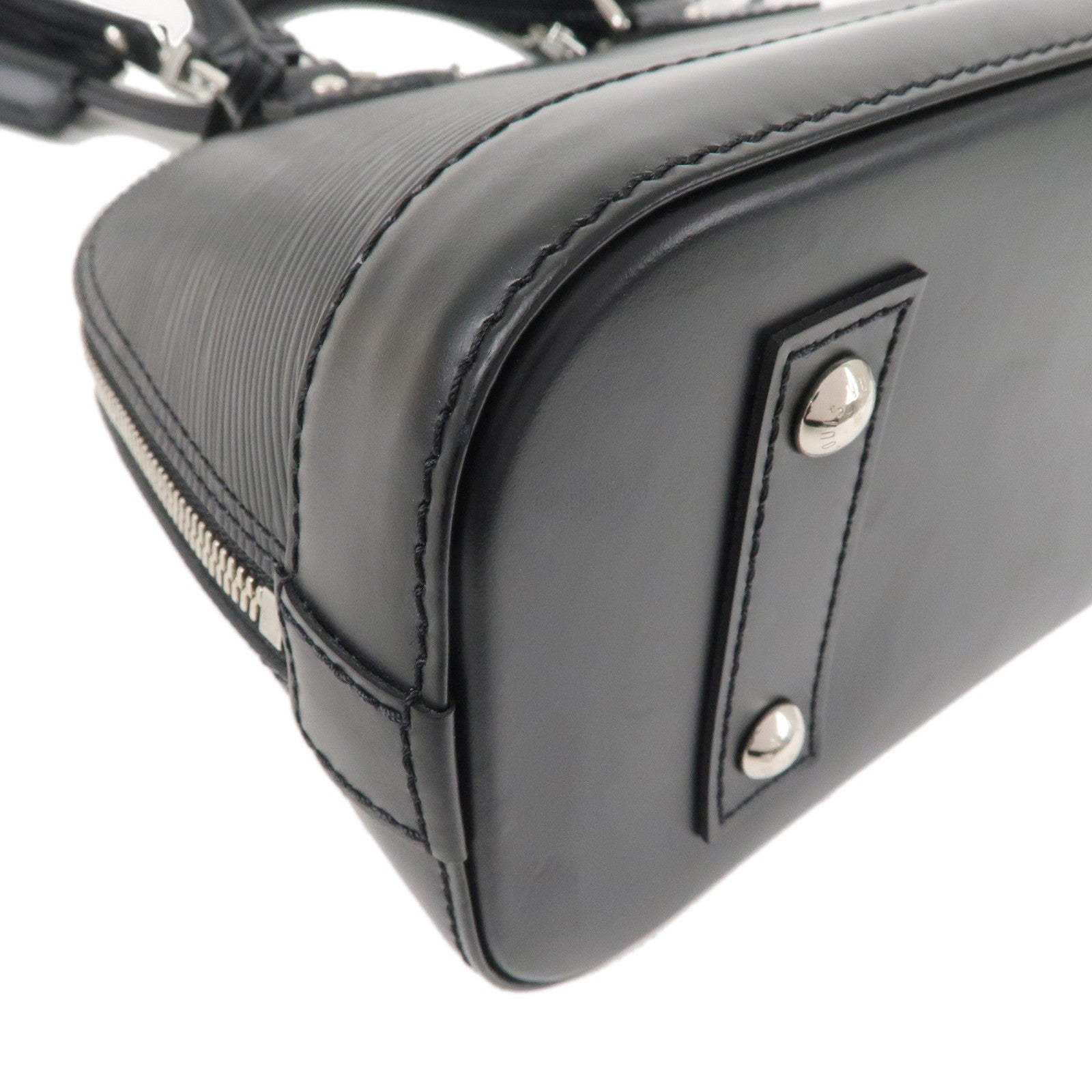 Louis Vuitton Epi Alma BB 2WAY Shoulder Bag Noir Black M40862