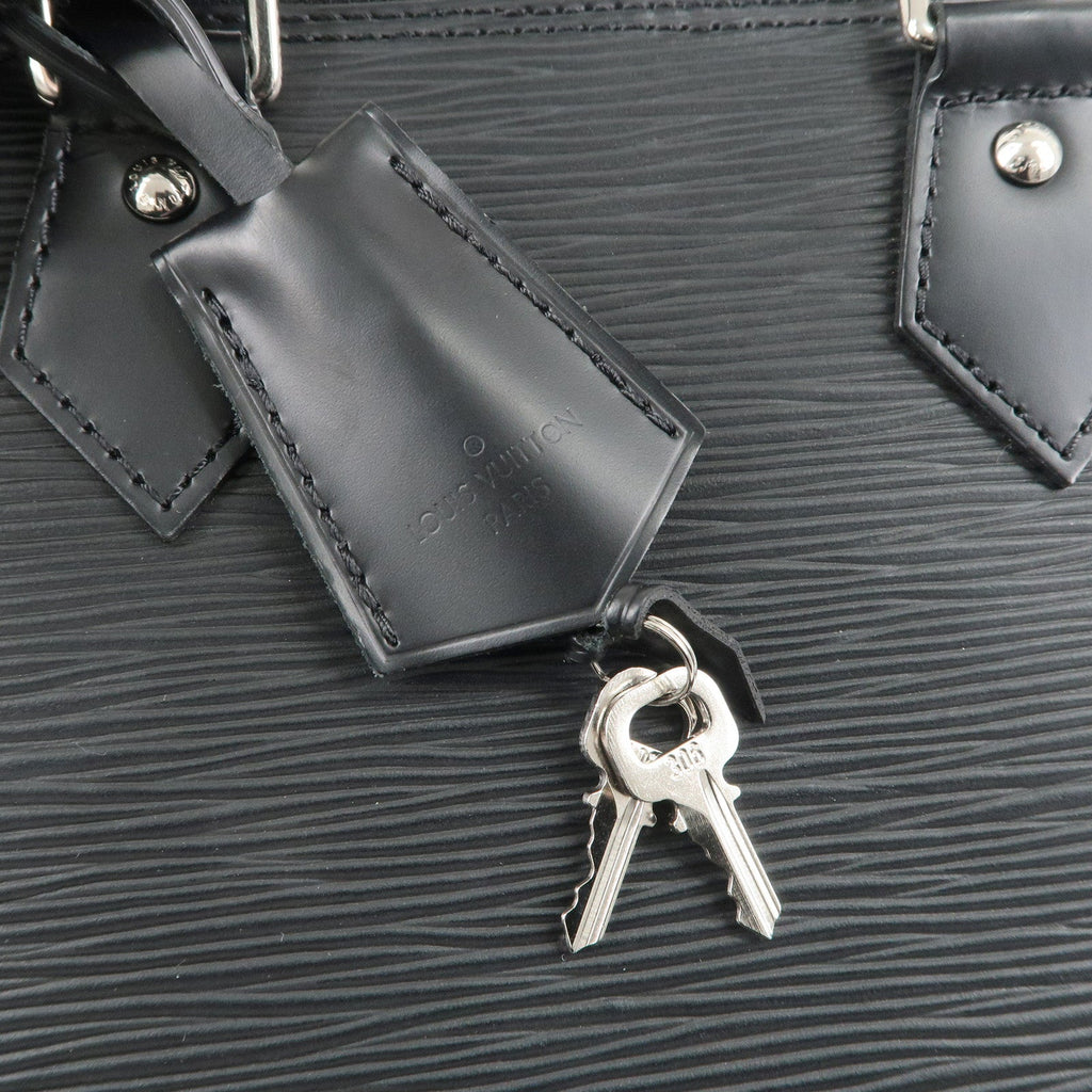 Louis Vuitton Epi Alma BB 2WAY Shoulder Bag Noir Black M40862