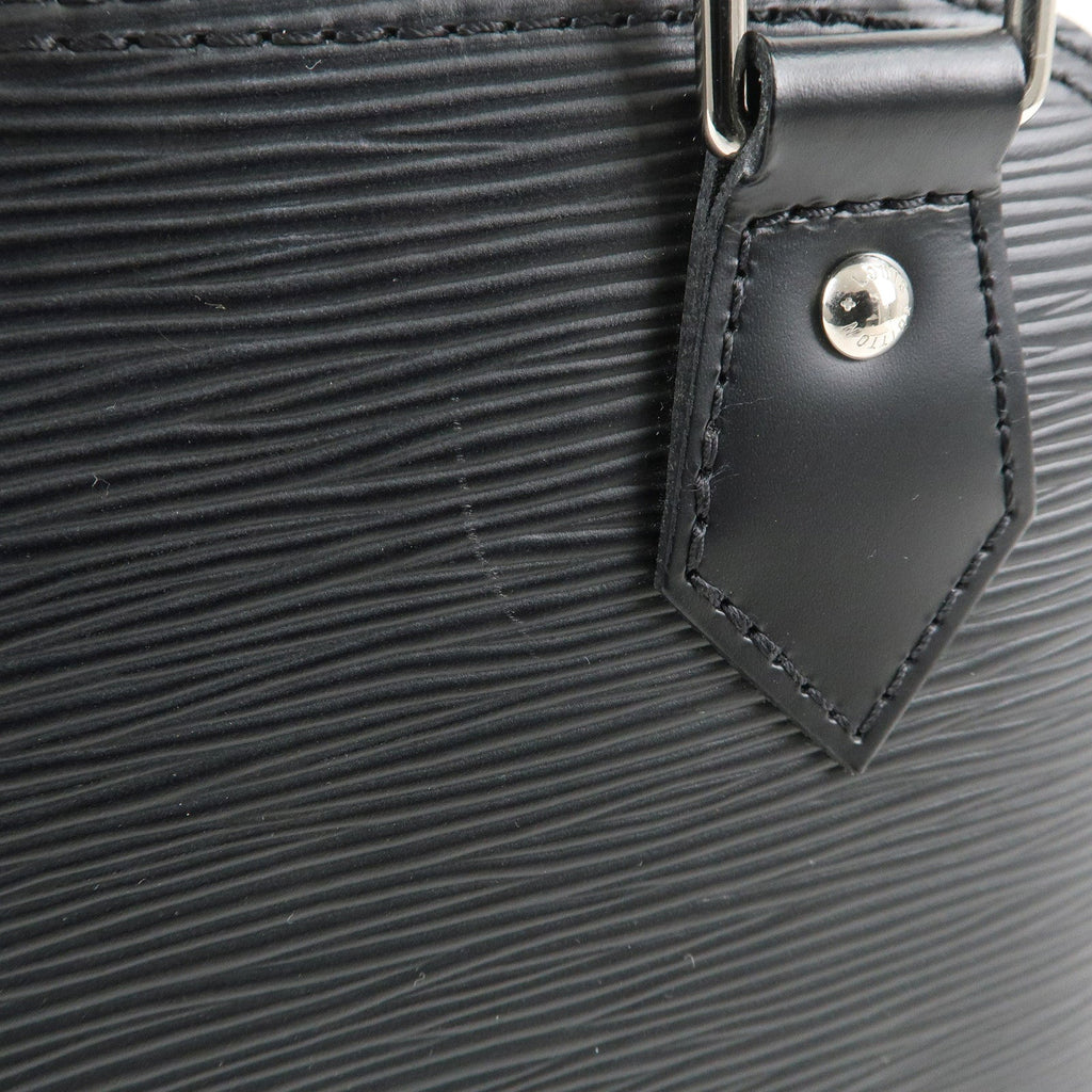 Louis Vuitton Epi Alma BB 2WAY Shoulder Bag Noir Black M40862