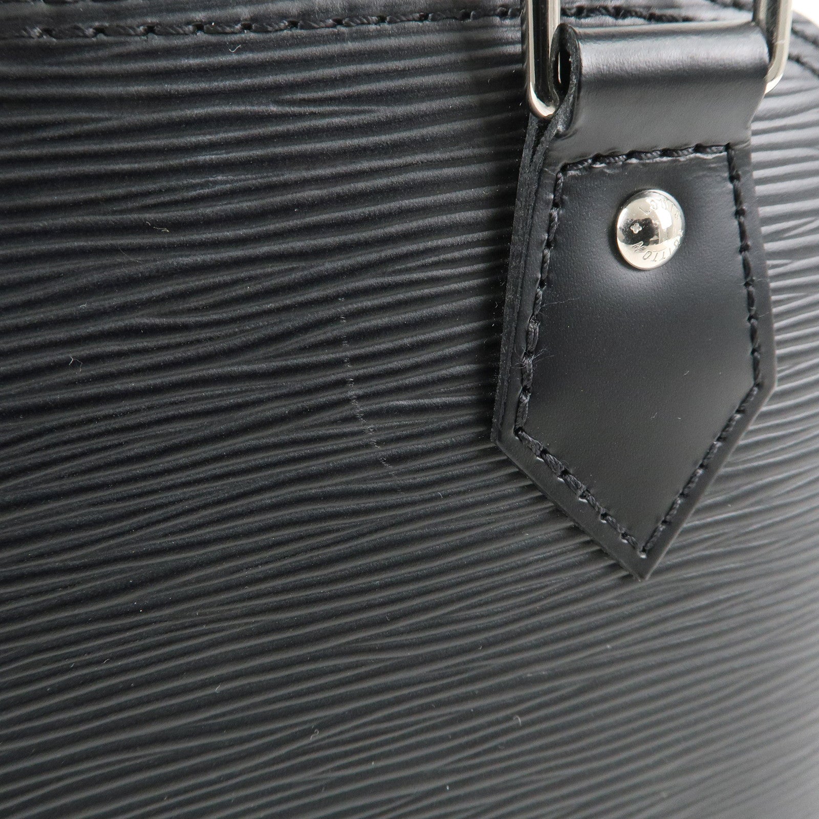 Louis Vuitton Epi Alma BB 2WAY Shoulder Bag Noir Black M40862