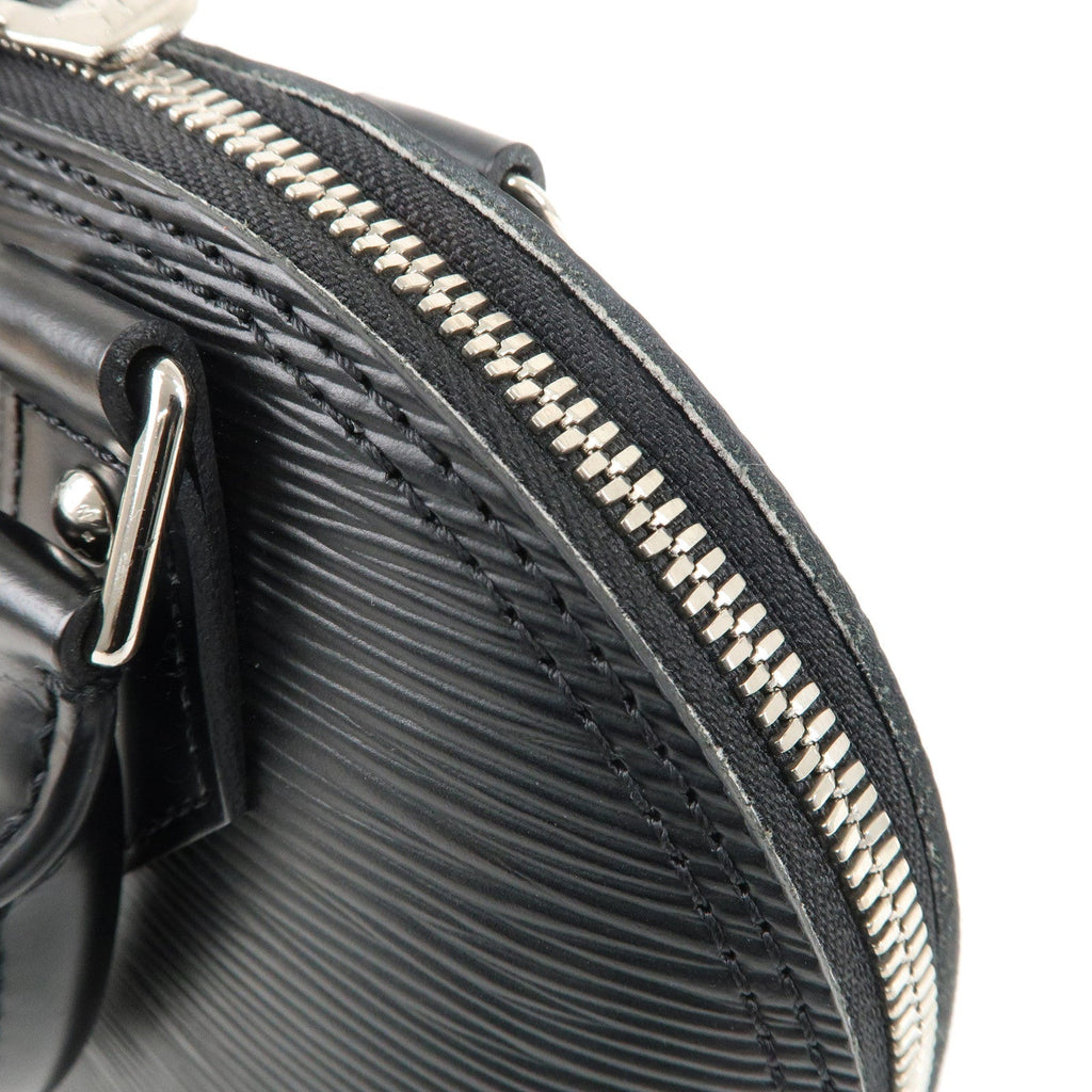 Louis Vuitton Epi Alma BB 2WAY Shoulder Bag Noir Black M40862