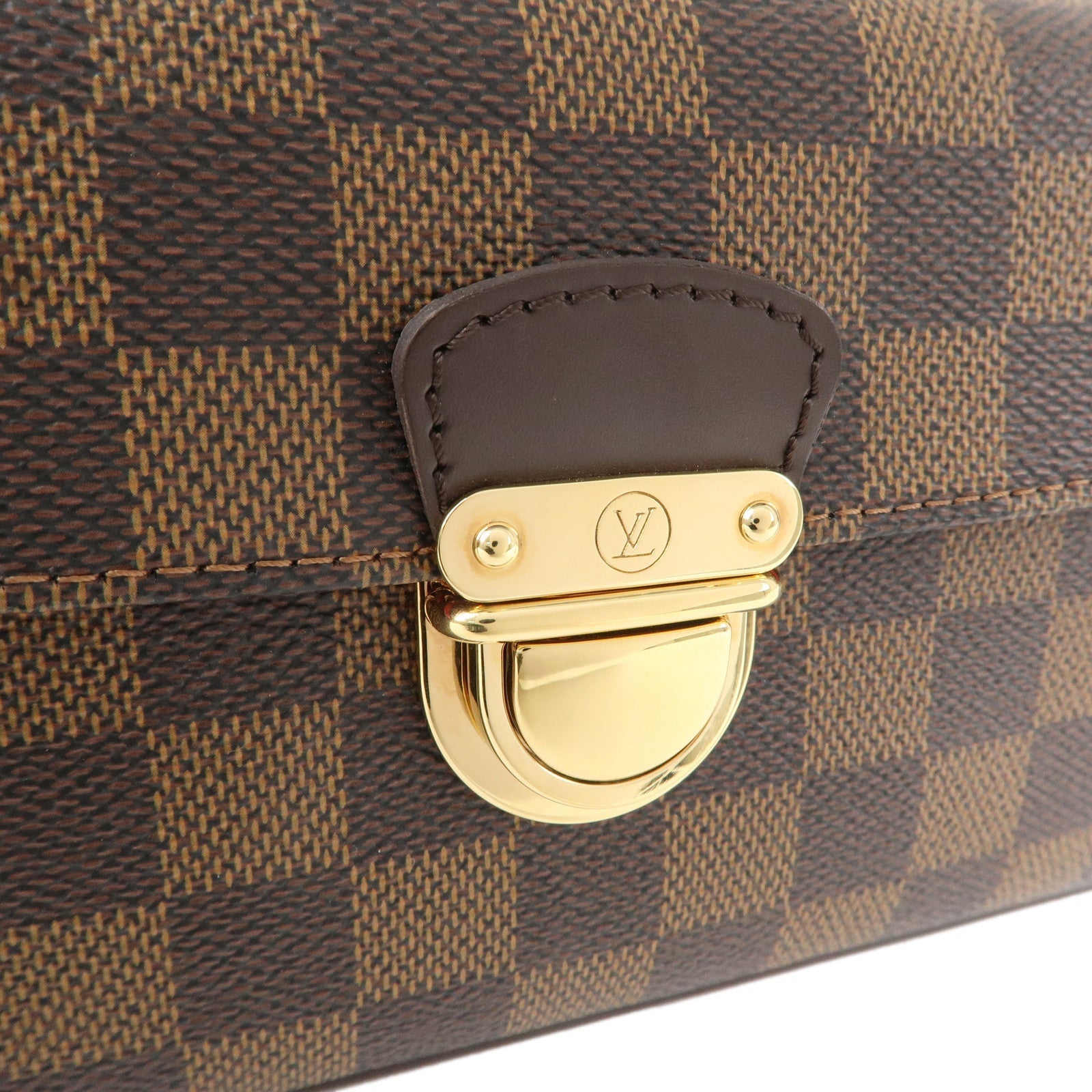 Louis Vuitton Damier Ravello PM Shoulder Bag Brown N60007