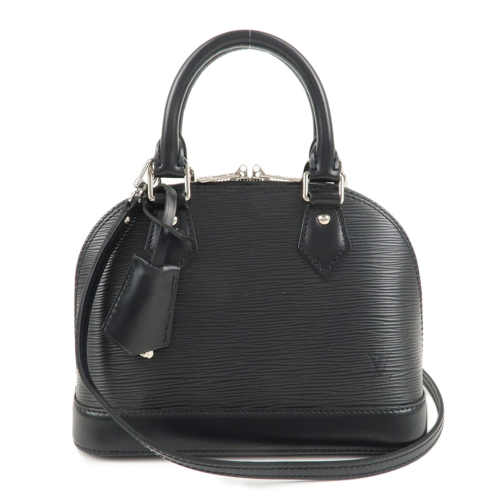 Louis Vuitton Epi Alma BB 2WAY Shoulder Bag Noir Black M40862