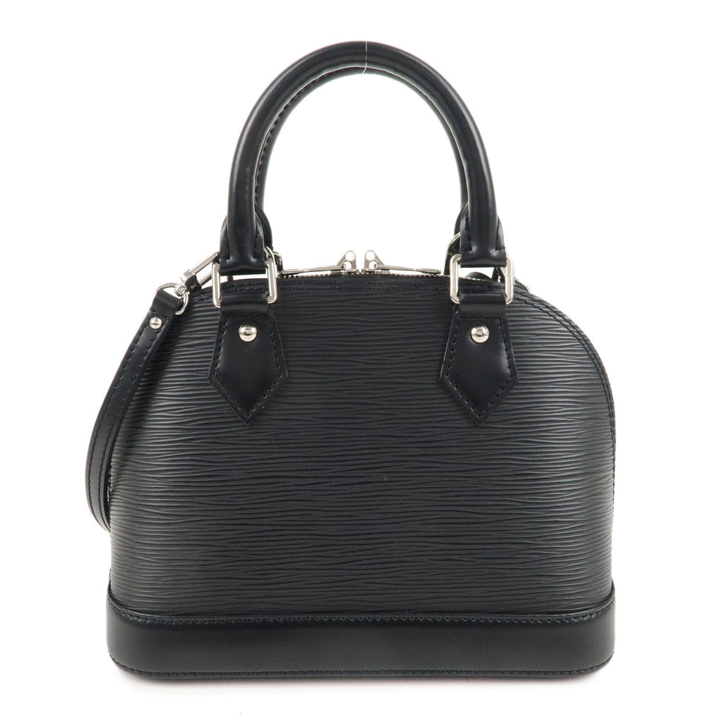 Louis Vuitton Epi Alma BB 2WAY Shoulder Bag Noir Black M40862