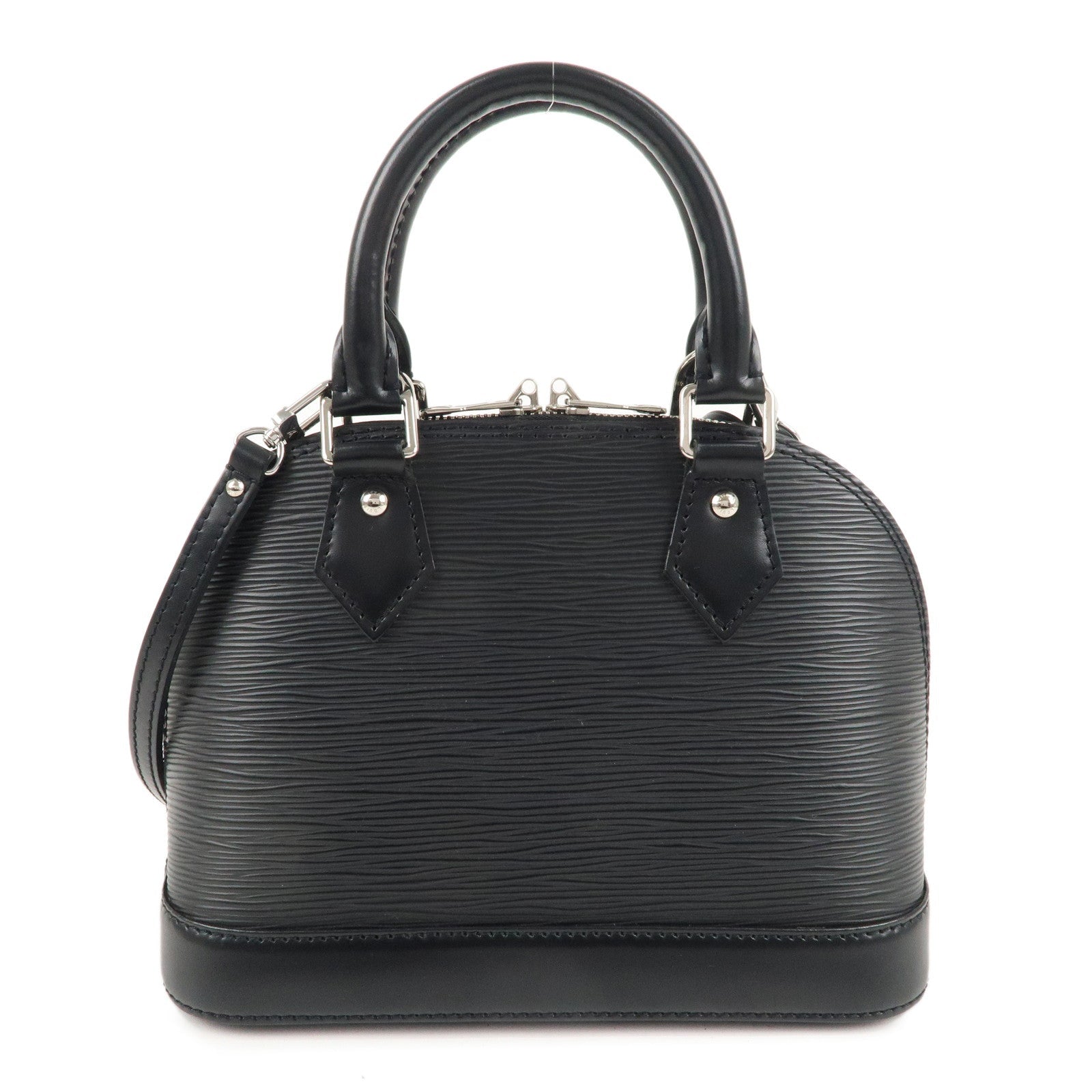 Louis Vuitton Epi Alma BB 2WAY Shoulder Bag Noir Black M40862