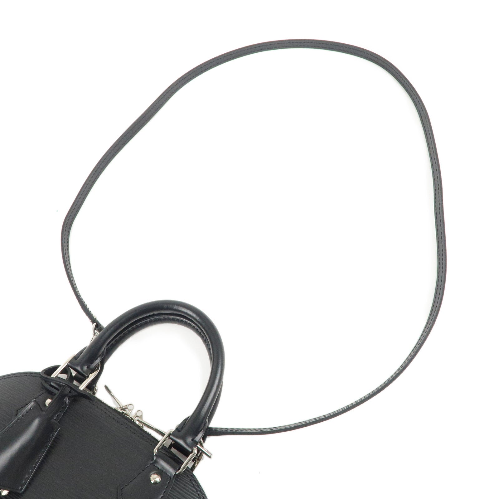 Louis Vuitton Epi Alma BB 2WAY Shoulder Bag Noir Black M40862