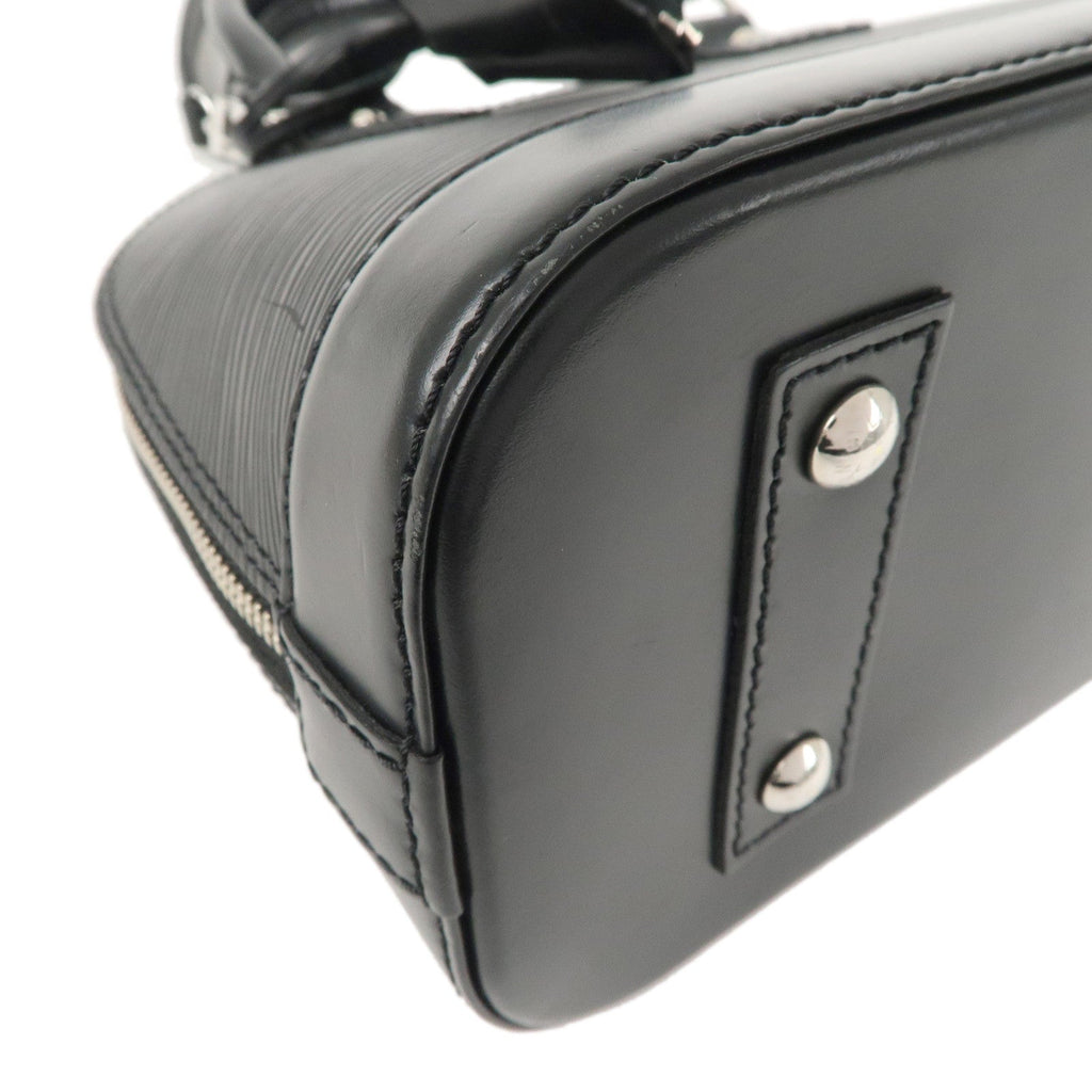 Louis Vuitton Epi Alma BB 2WAY Shoulder Bag Noir Black M40862