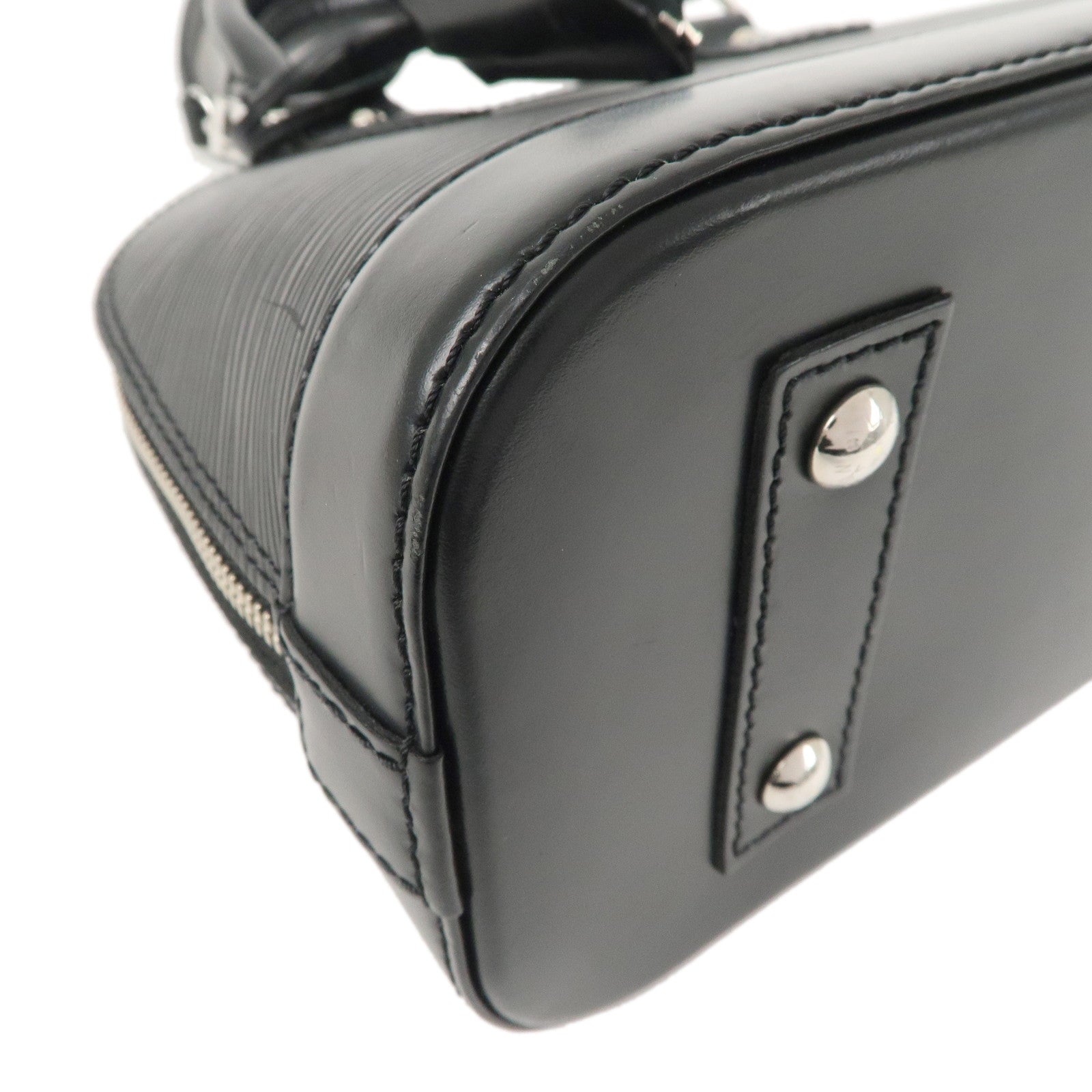 Louis Vuitton Epi Alma BB 2WAY Shoulder Bag Noir Black M40862