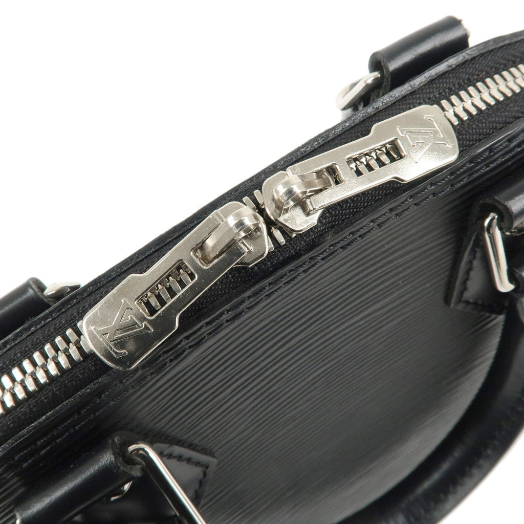 Louis Vuitton Epi Alma BB 2WAY Shoulder Bag Noir Black M40862