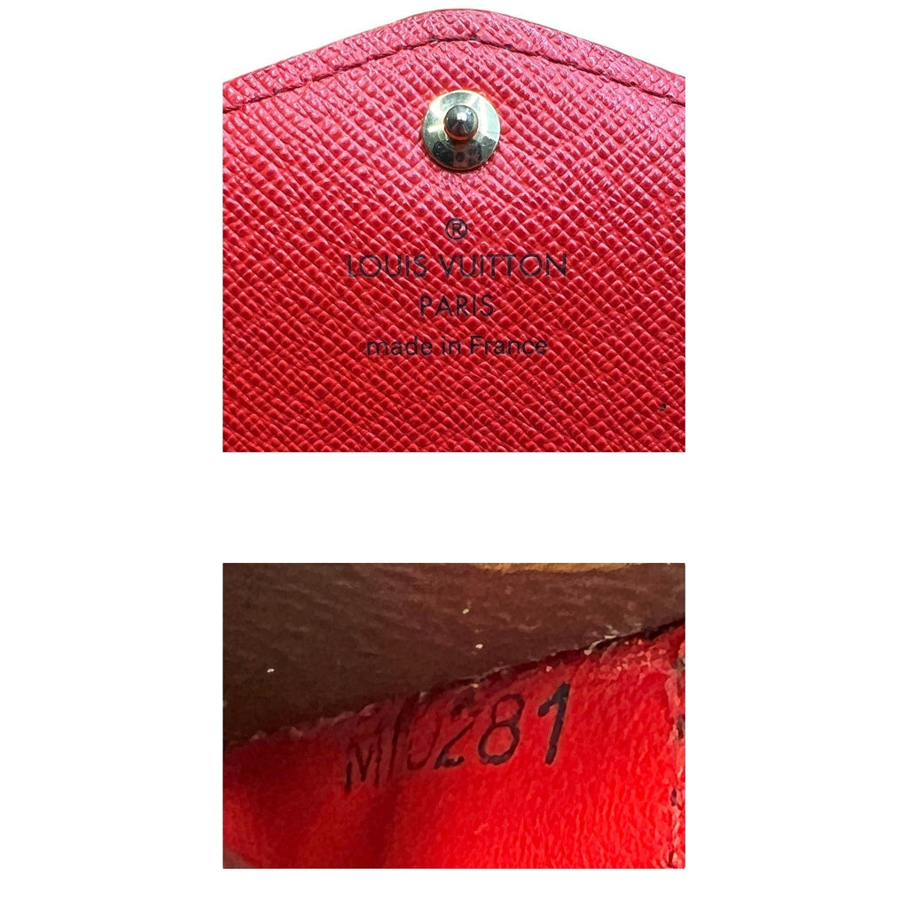 Louis Vuitton Monogram Poppy Sarah Wallet
