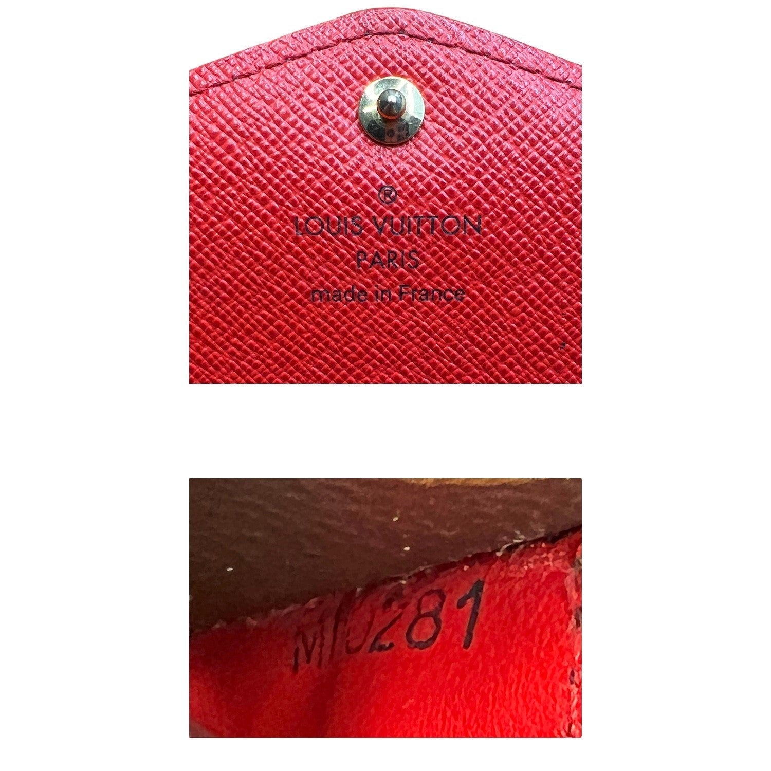 Louis Vuitton Monogram Poppy Sarah Wallet
