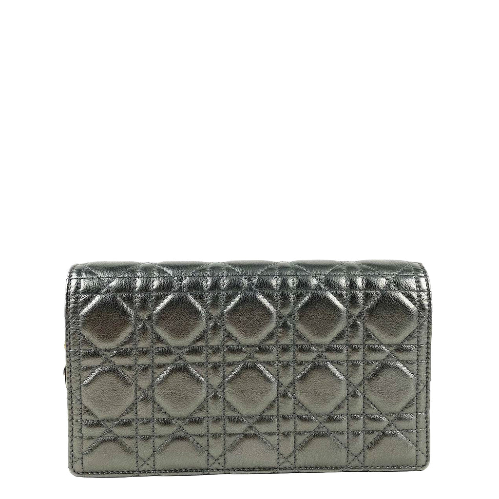 DIOR Lady Dior Cannage Clutch w/inserts