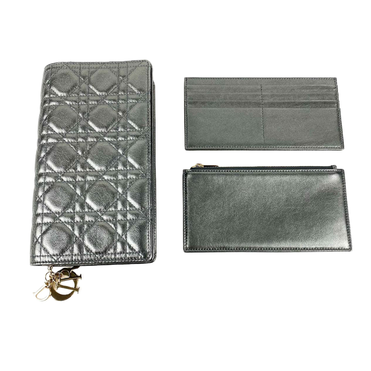 DIOR Lady Dior Cannage Clutch w/inserts