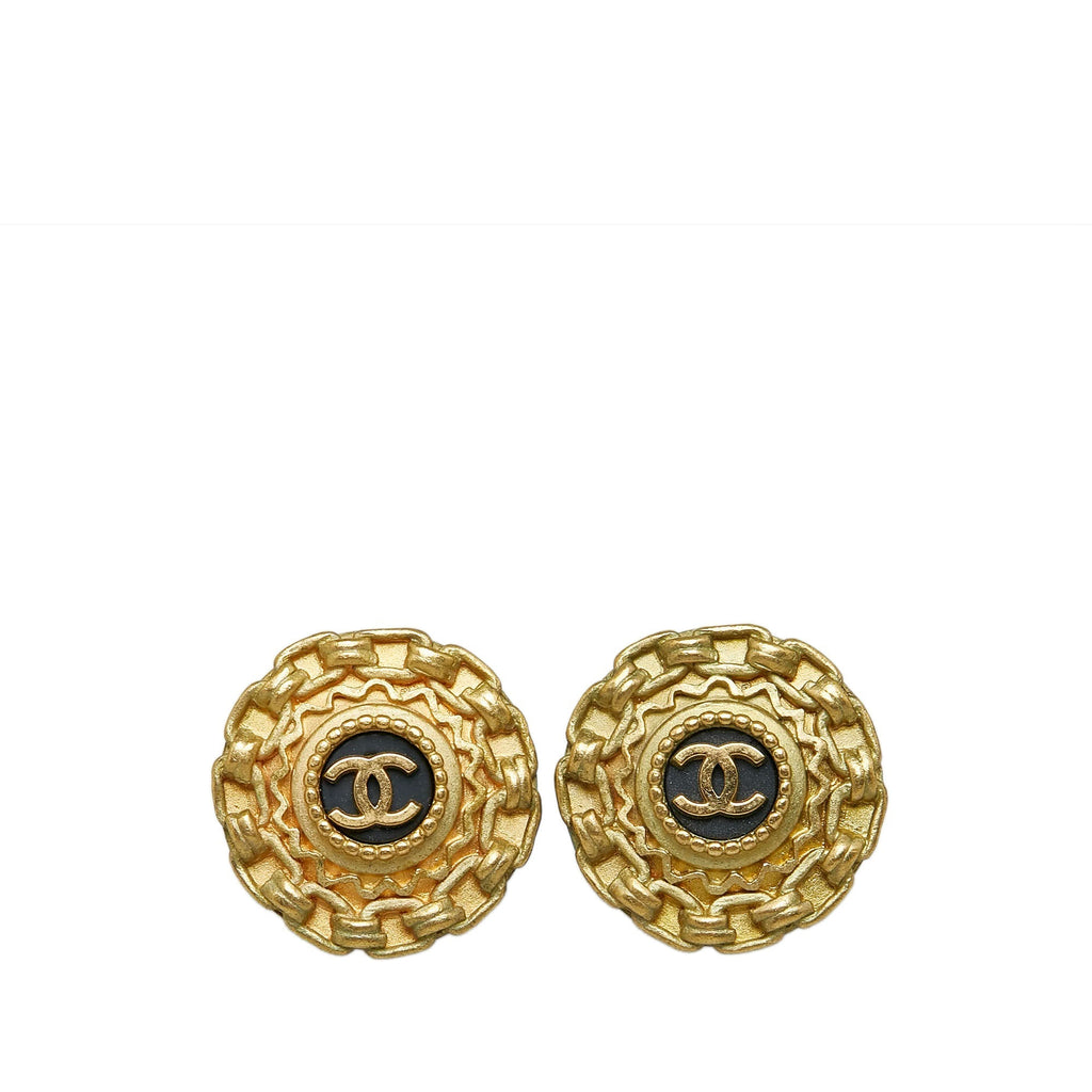 CHANEL CC Clip-on Earrings Costume Earrings