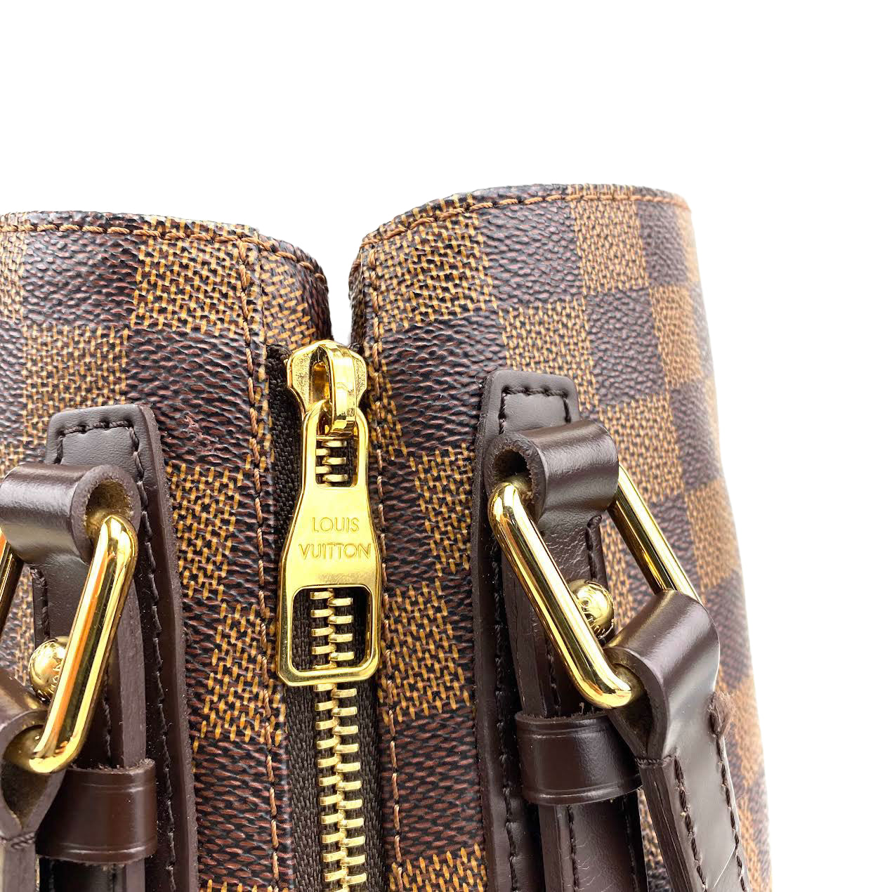 LOUIS VUITTON Cabas Rivington Damier Ebene Canvas Tote