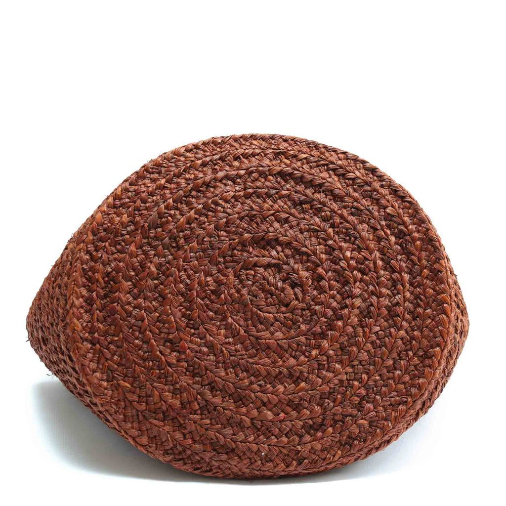 SAINT LAURENT Panier Basket Shopper Tote - Brown Raffia