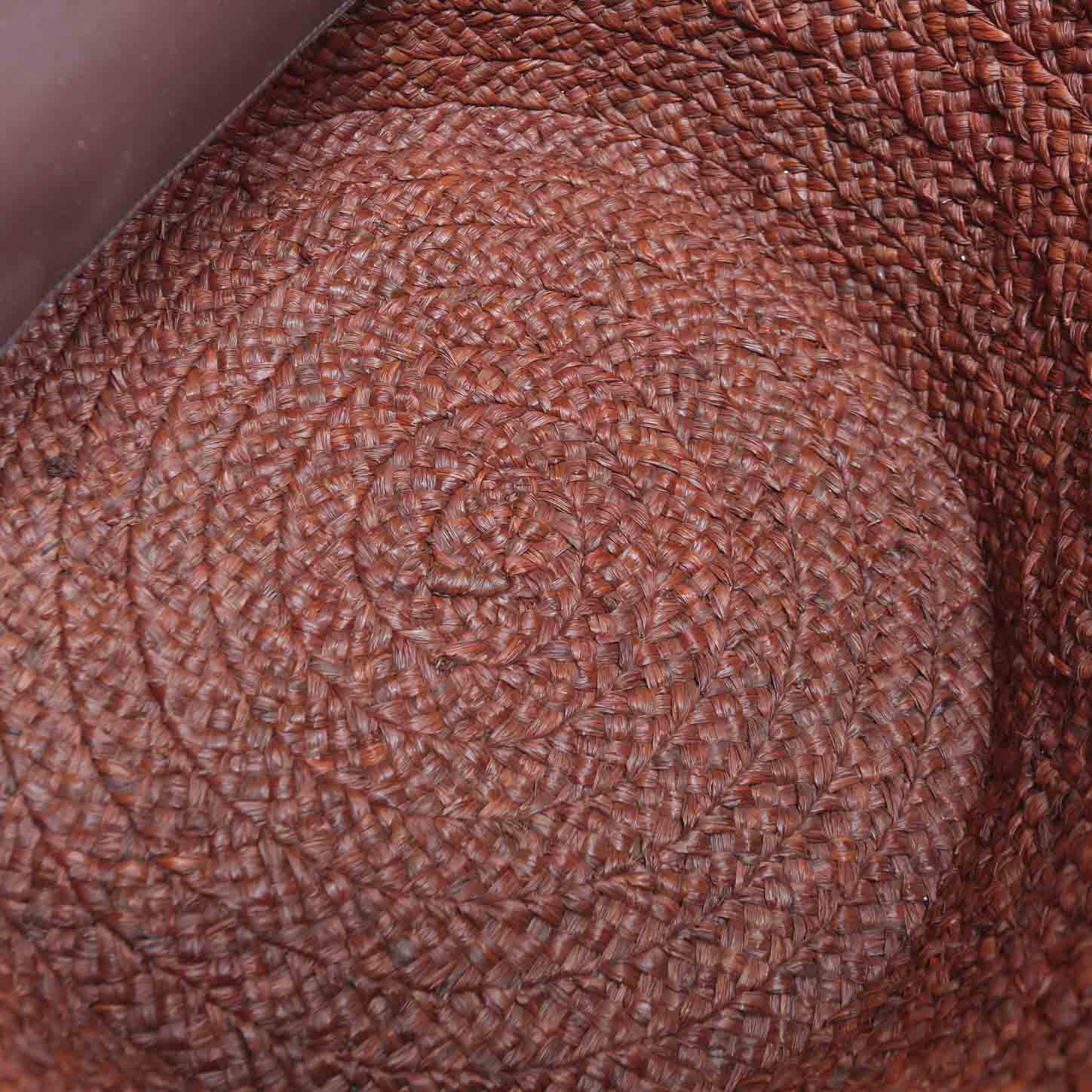 SAINT LAURENT Panier Basket Shopper Tote - Brown Raffia
