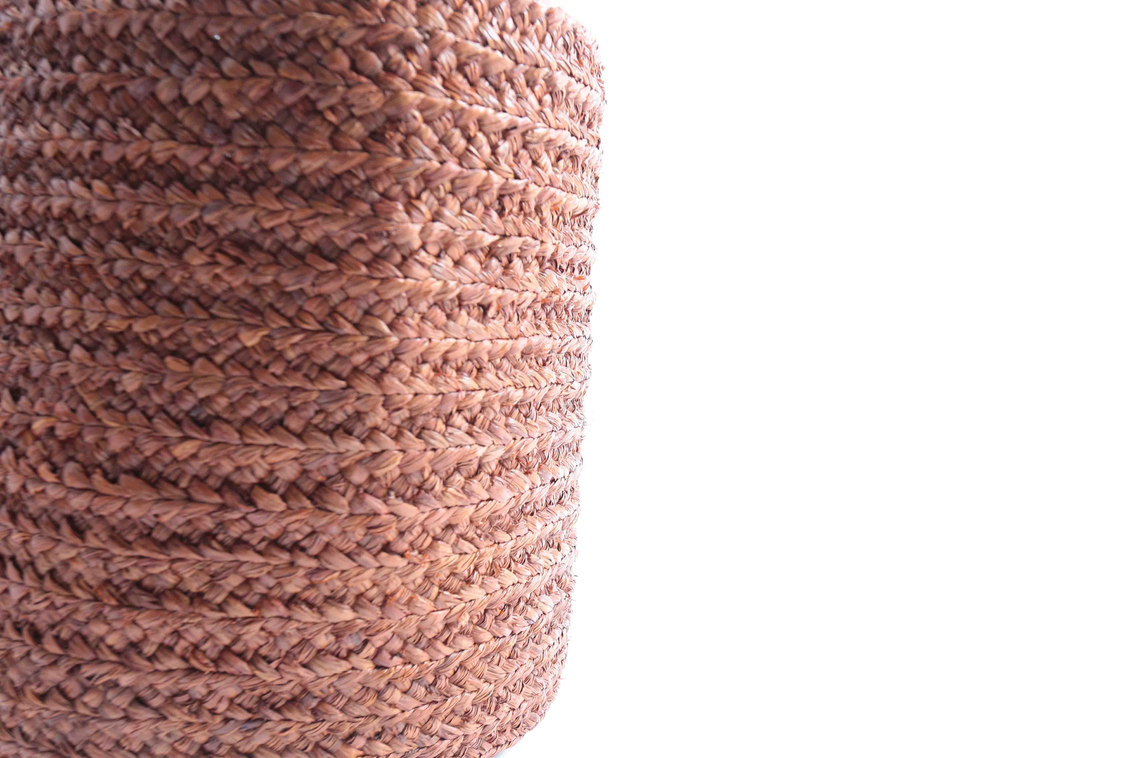 SAINT LAURENT Panier Basket Shopper Tote - Brown Raffia