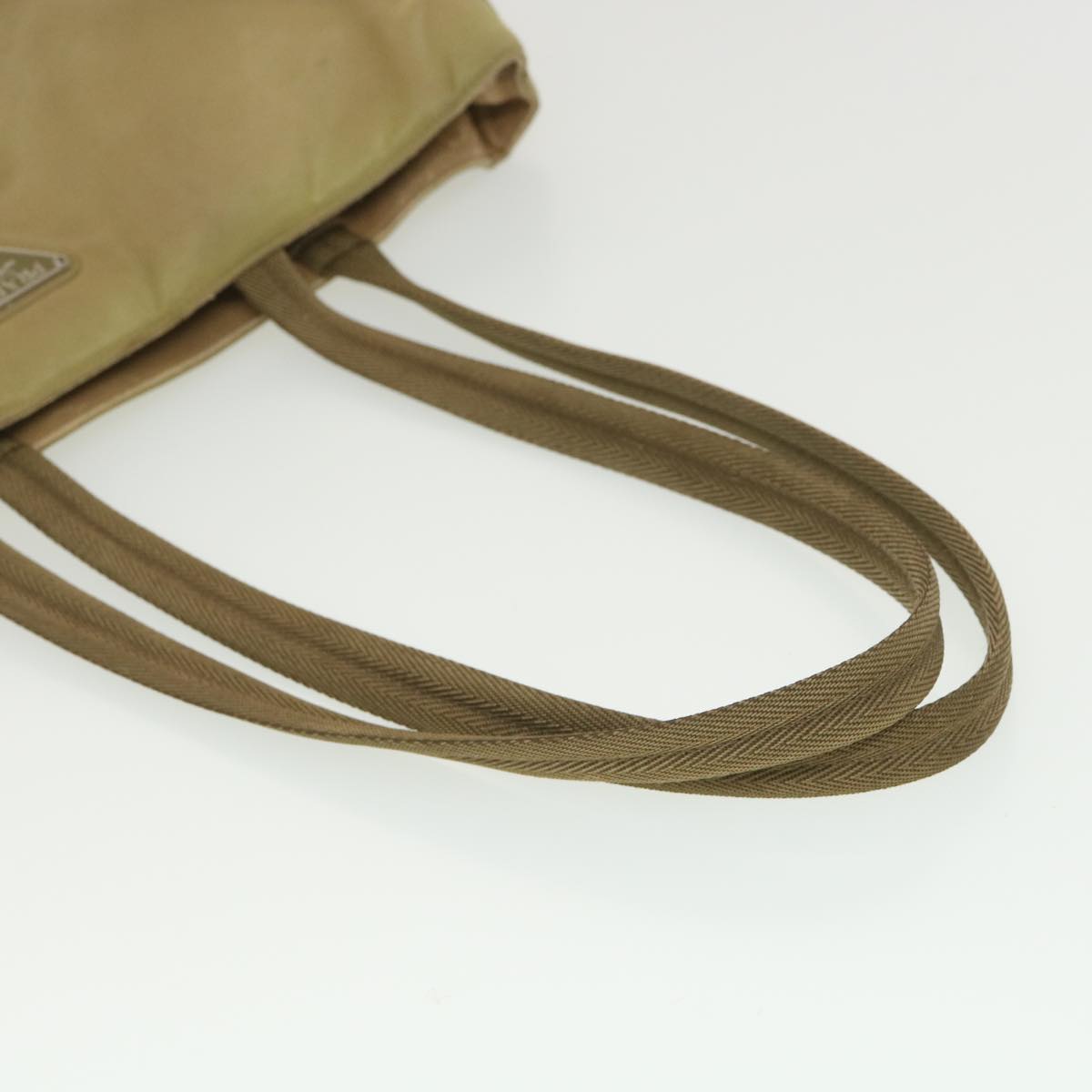PRADA Shoulder Bag Nylon Khaki  38297