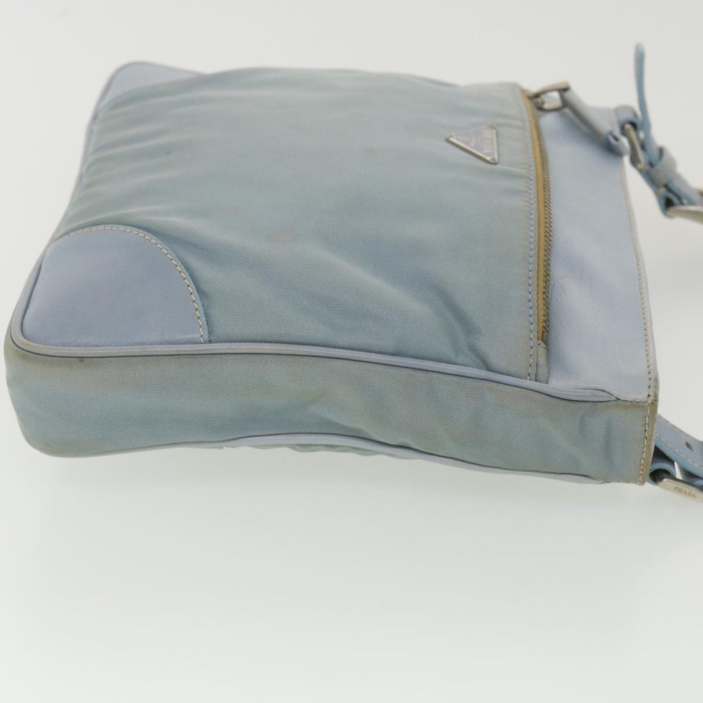 PRADA Shoulder Bag Nylon Light Blue  38317