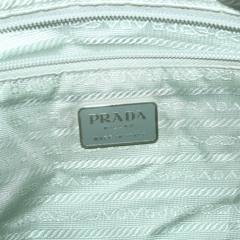 PRADA Shoulder Bag Nylon Light Blue  38497