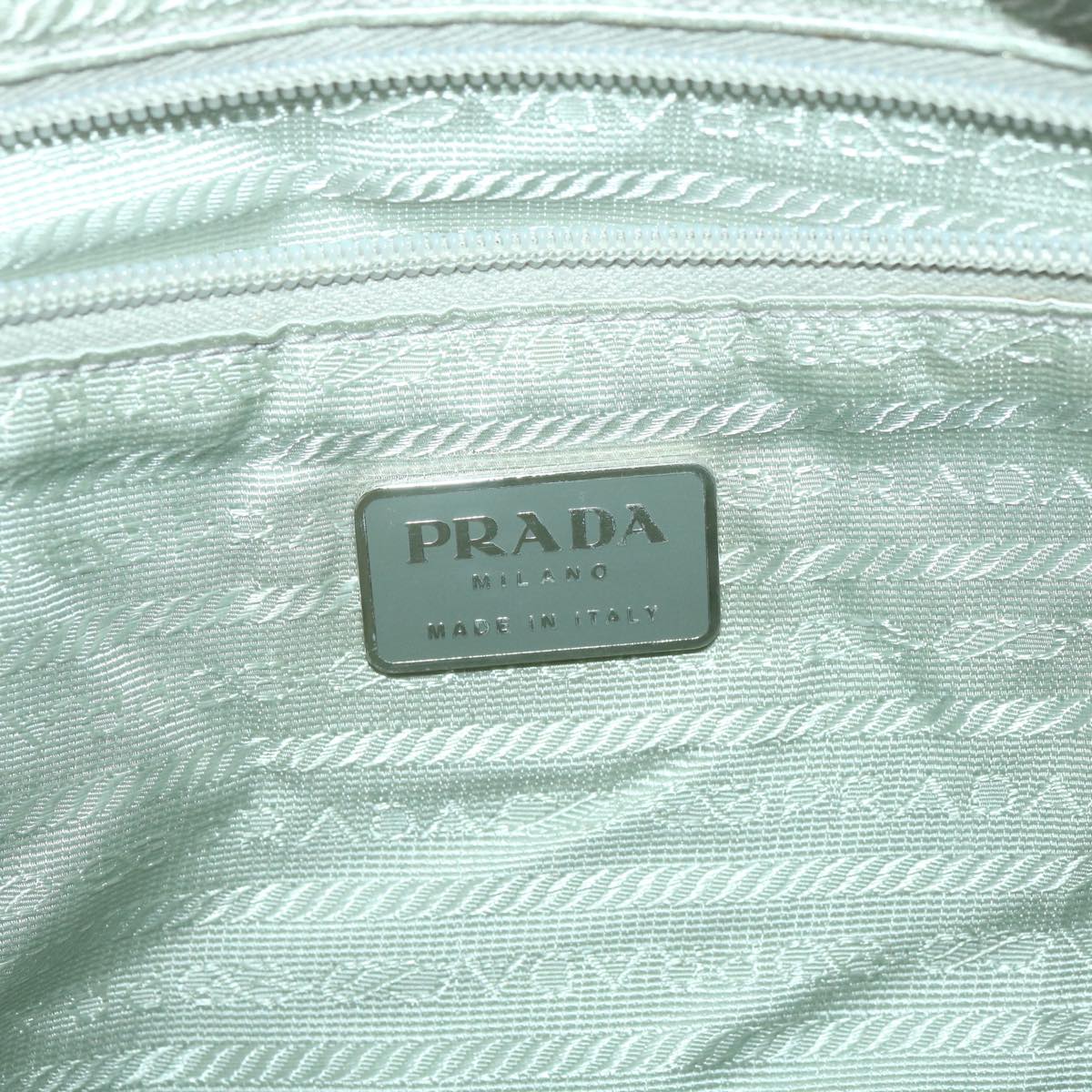 PRADA Shoulder Bag Nylon Light Blue  38497
