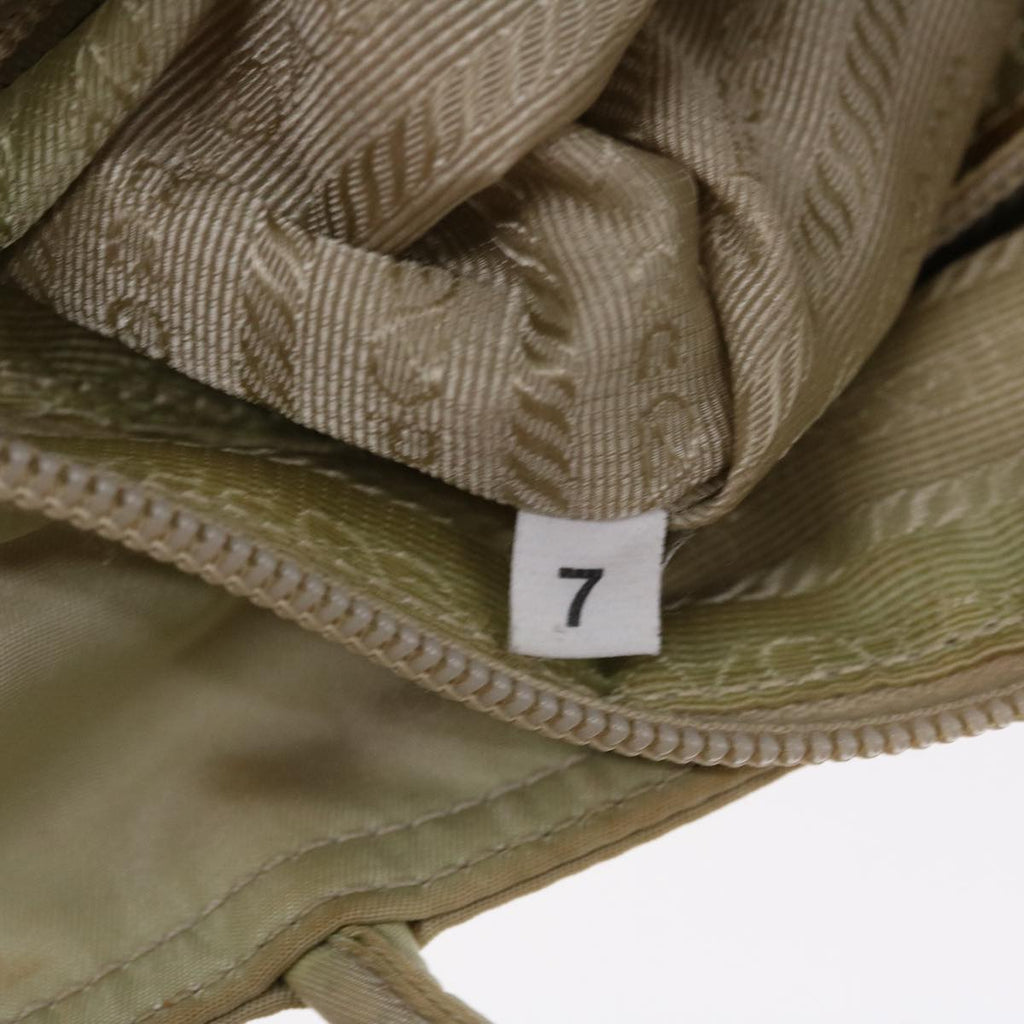 PRADA Hand Bag Nylon Cream  38509