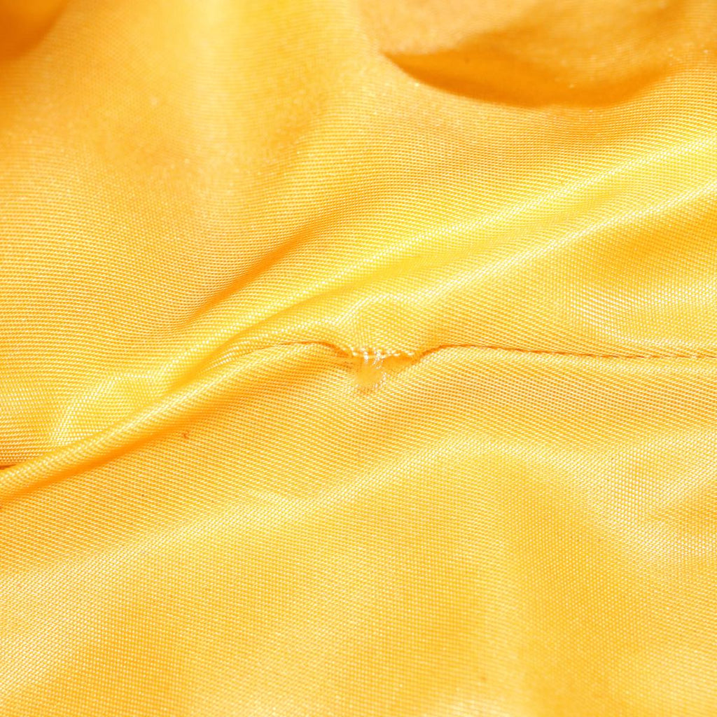 PRADA Accessory Pouch Nylon Yellow  38793