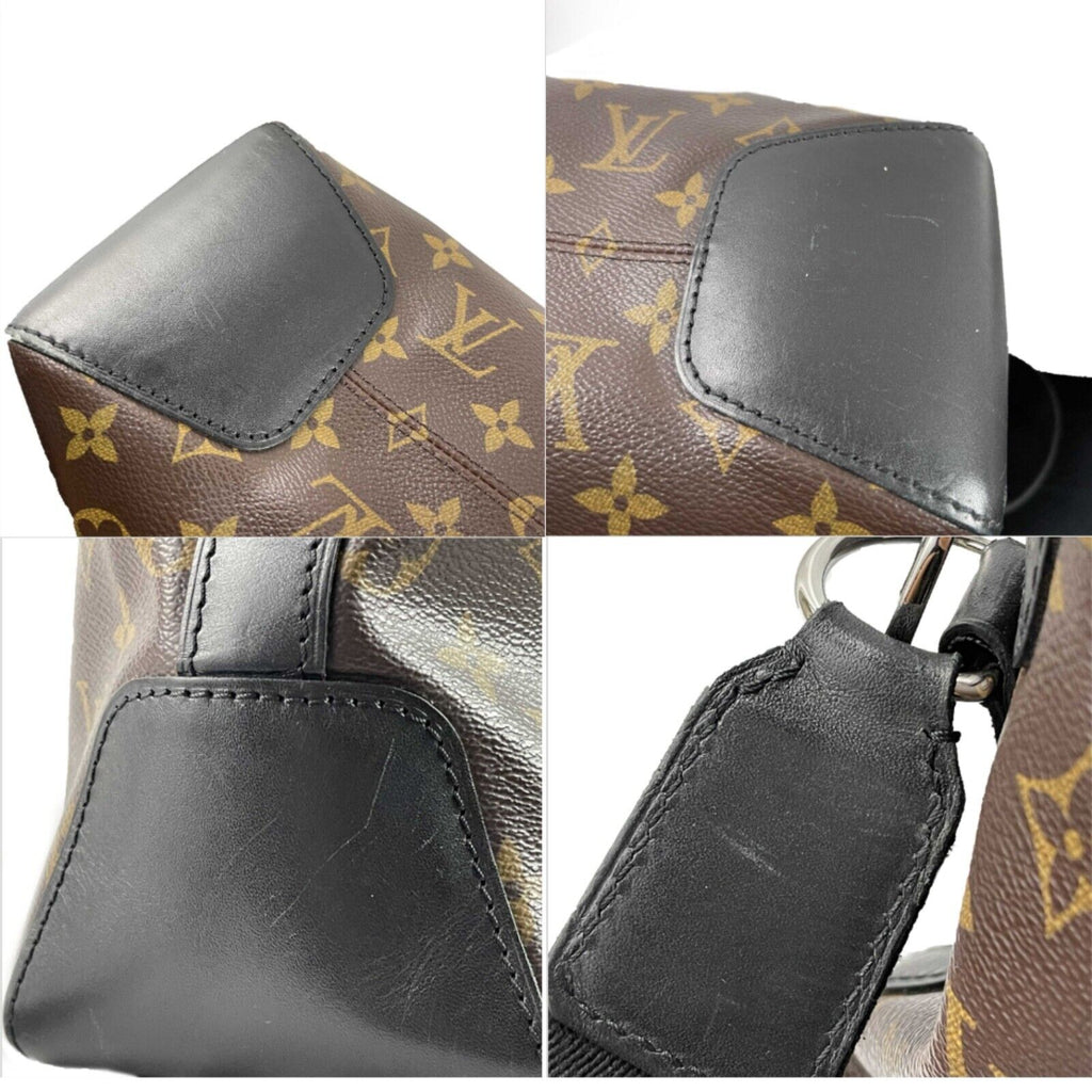 LOUIS VUITTON Monogram Macassar Torres Messenger Brown Handbag