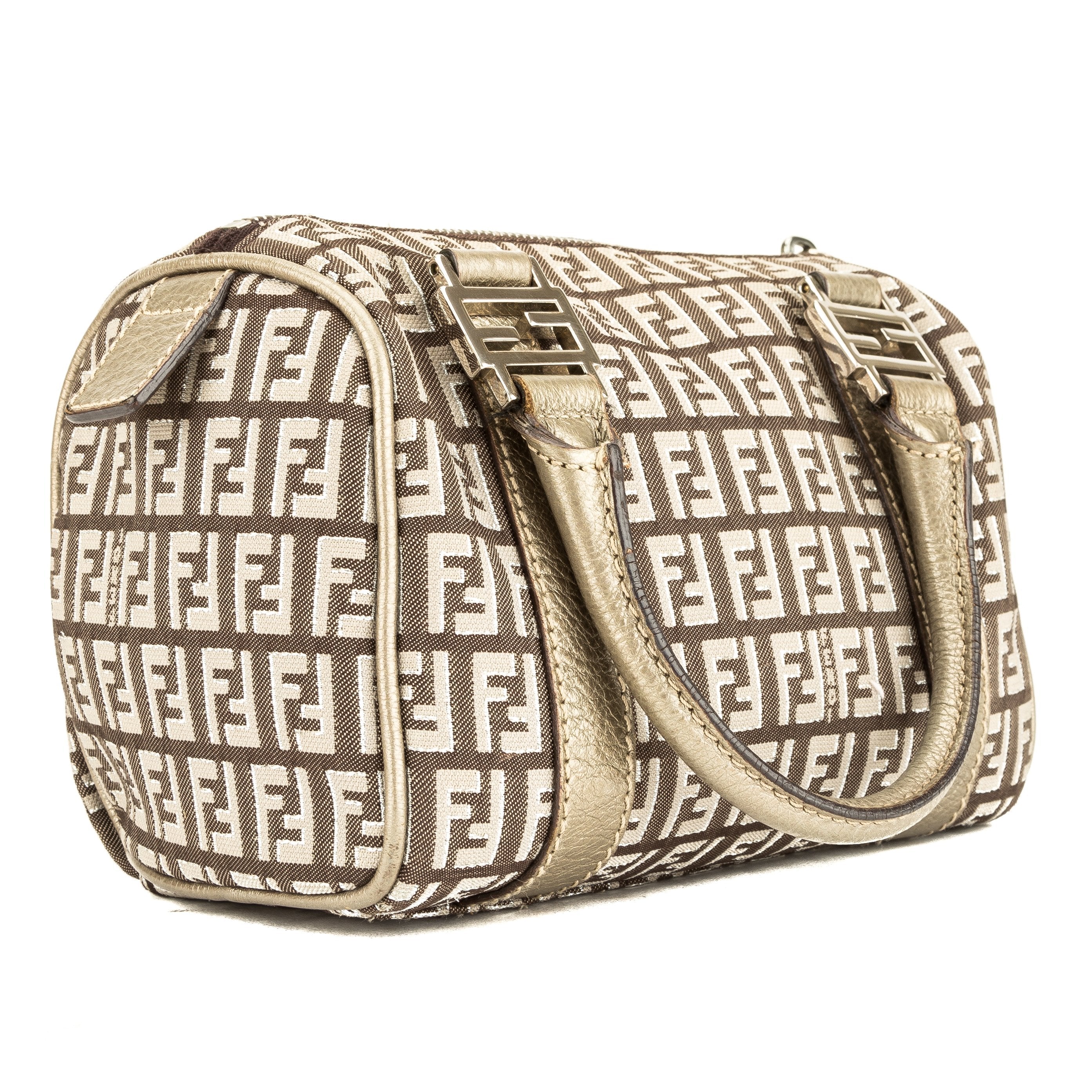 Fendi Zucchino Forever Bauletto Mini Boston (3912020)