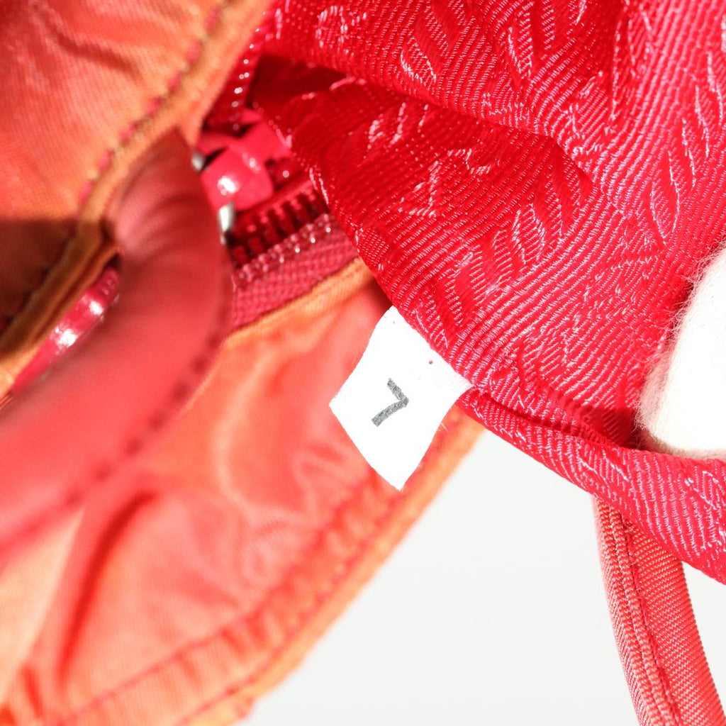 PRADA Shoulder Bag Nylon Red  39610