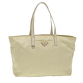 PRADA Tote Bag Nylon White  39689
