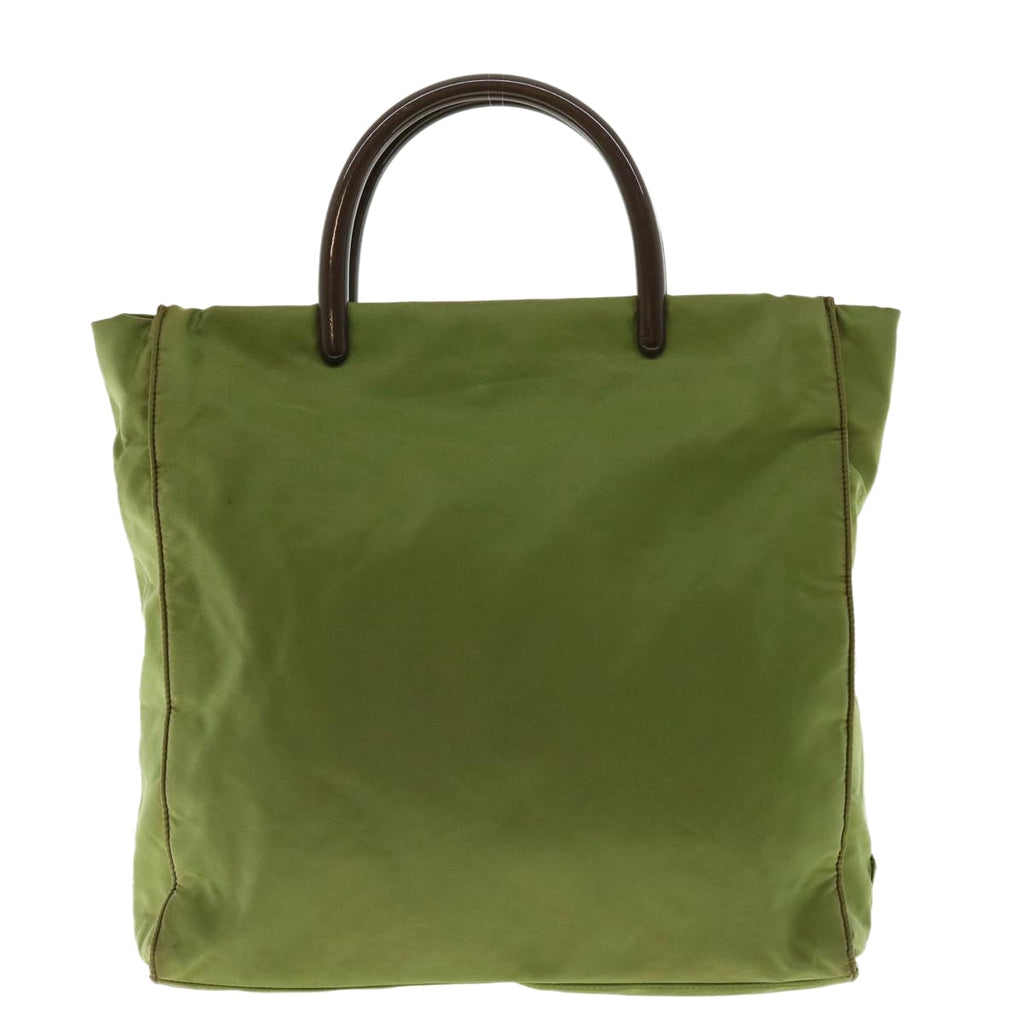 PRADA Hand Bag Nylon Khaki  39752