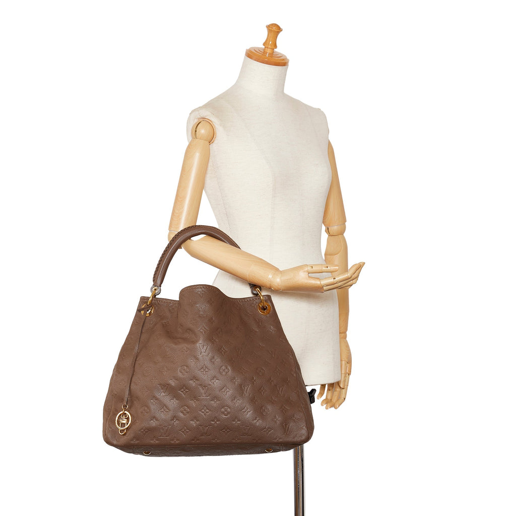 LOUIS VUITTON Monogram Empreinte Artsy MM Hobo Bag
