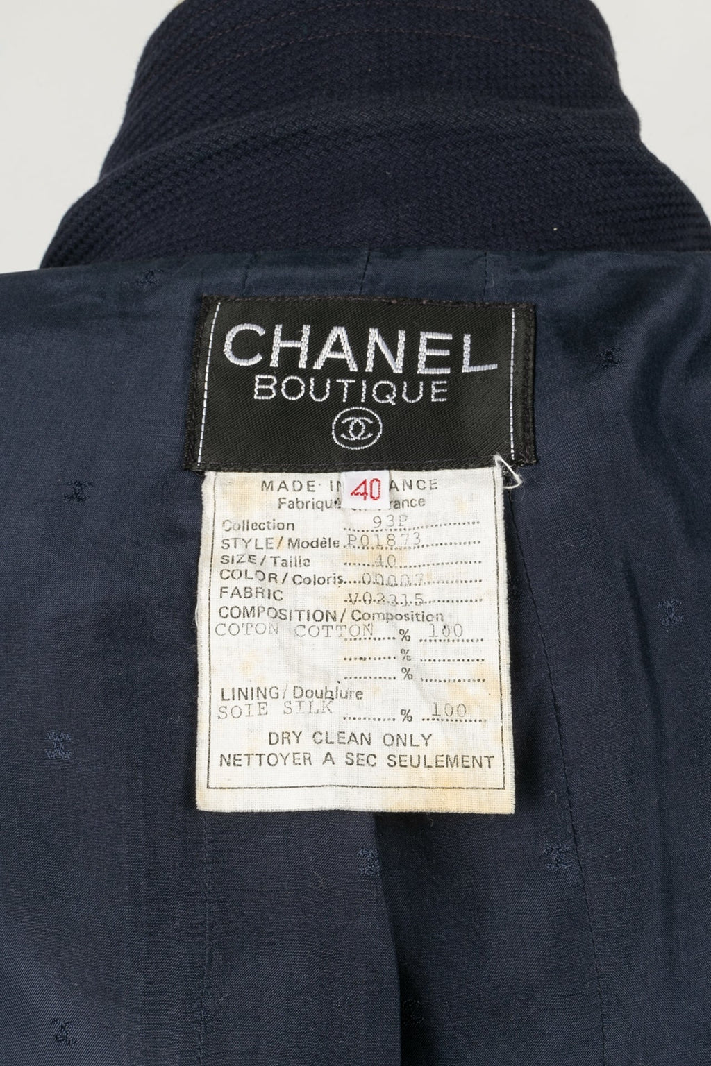 Ensemble Chanel Printemps 1993
