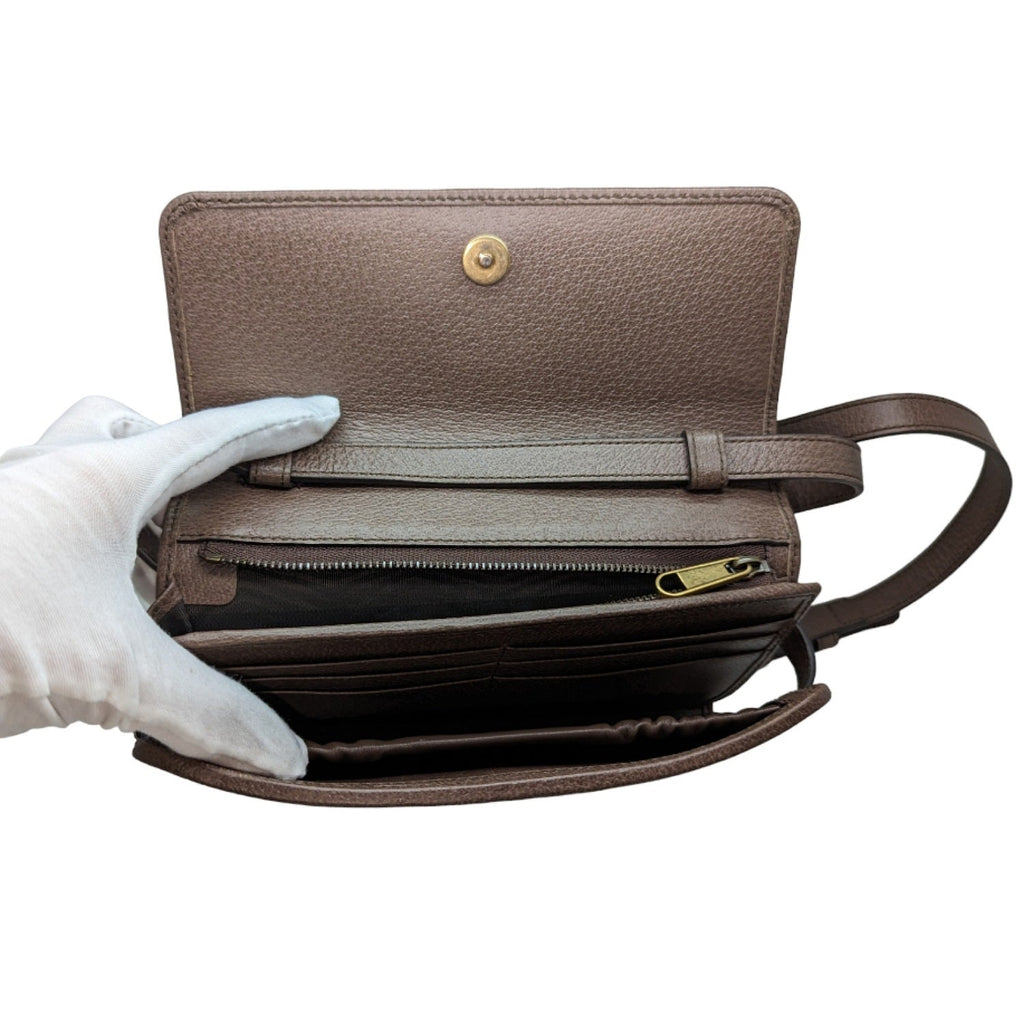 Gucci Web GG Supreme Ophidia Wallet Crossbody