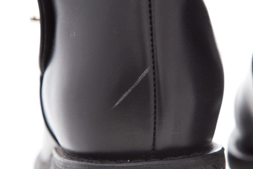 Chanel Black Knee High Riding Boots SZ 38.5