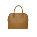 Hermès Caramel Clemence Bolide 35 Satchel