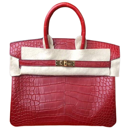 Hermes Birkin 30cm rouge H alligator mat matte gold hardware (SPECIAL)